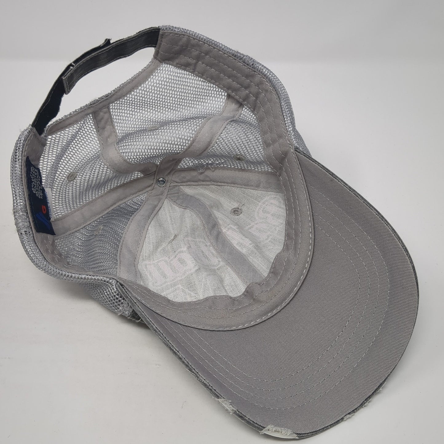 Basketball Mom Strapback Trucker Hat Gray One Size Mesh Back Adjustable