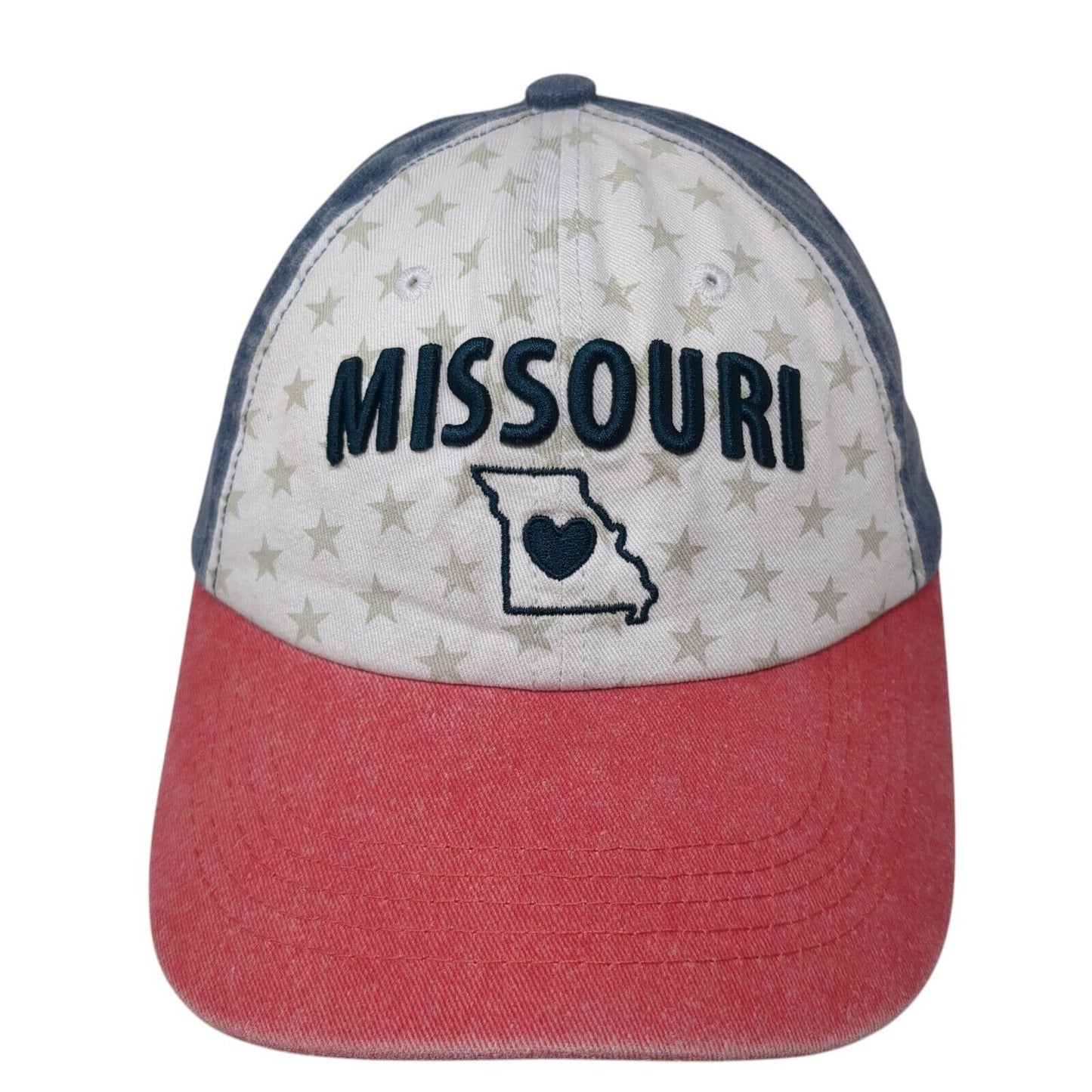 Missouri Slideback Hat Multicolor OS Adjustable Embroidered Patriotic Home Free