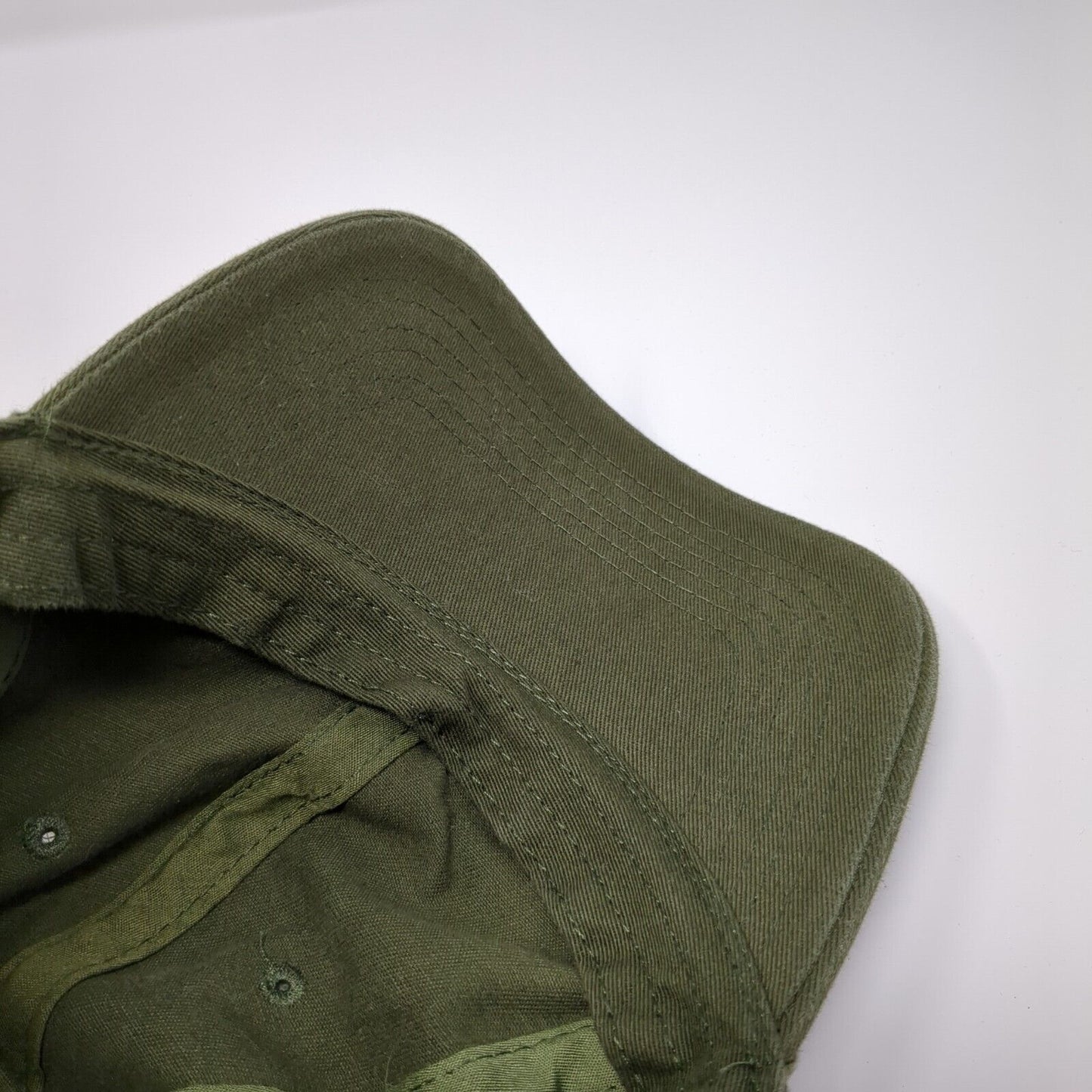 Ethos Slideback Hat Green One Size Adjustable Solid Blank 6 Panel