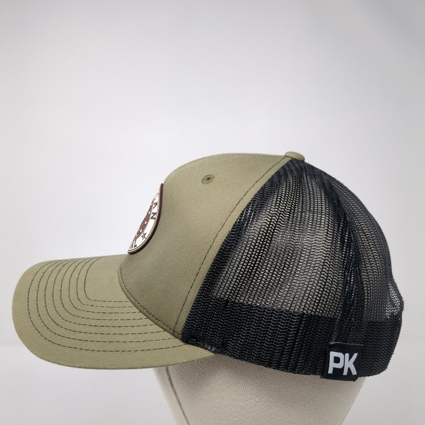 American Original Patch Snapback Trucker Hat Brown One Size Richardson