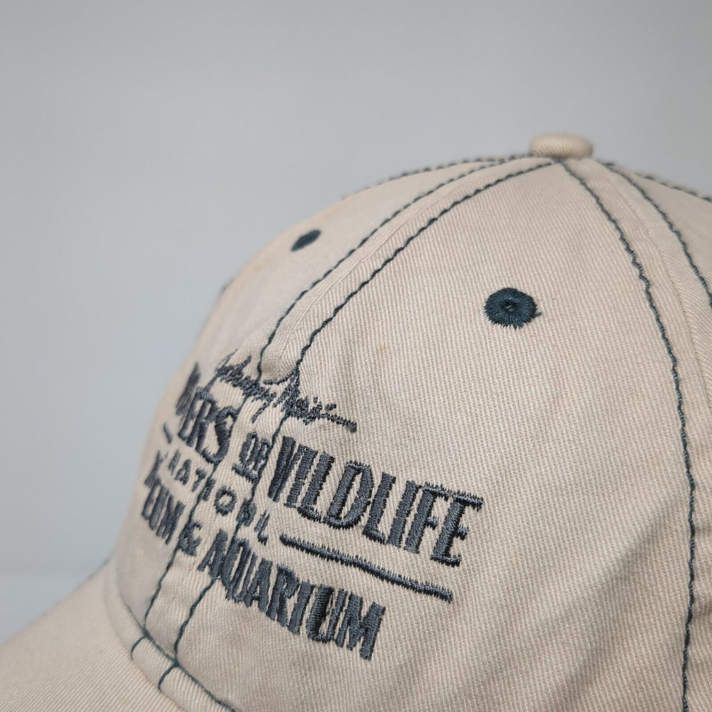Johnny Morris' Wonders of Wildlife Slideback Hat Tan One Size 6 Panel