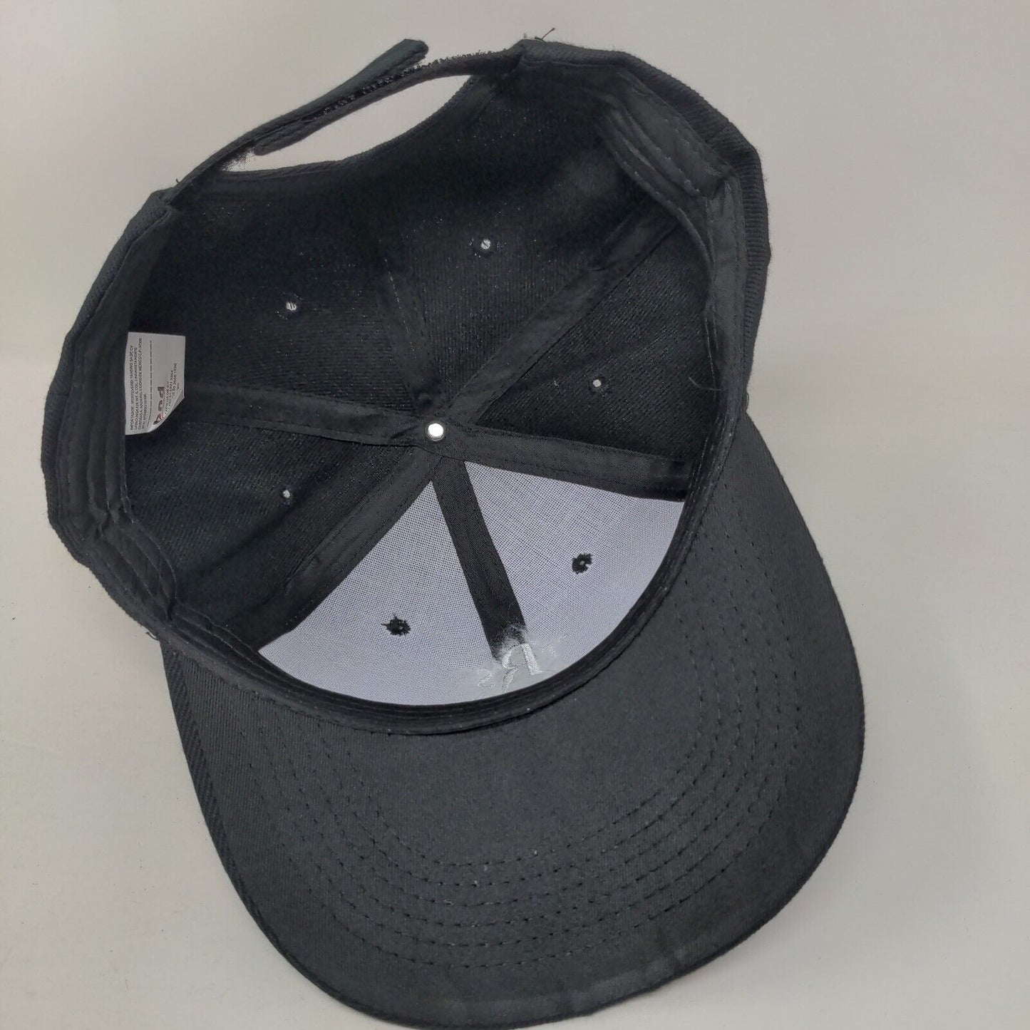 TRS Hotels Strapback Hat Black One Size Adjustable Embroidered 6 Panel