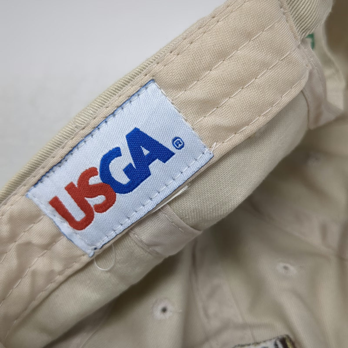 USGA Baseball Cap Beige One Size 2007 US Open Oakmont Member Squirrel Golf Hat