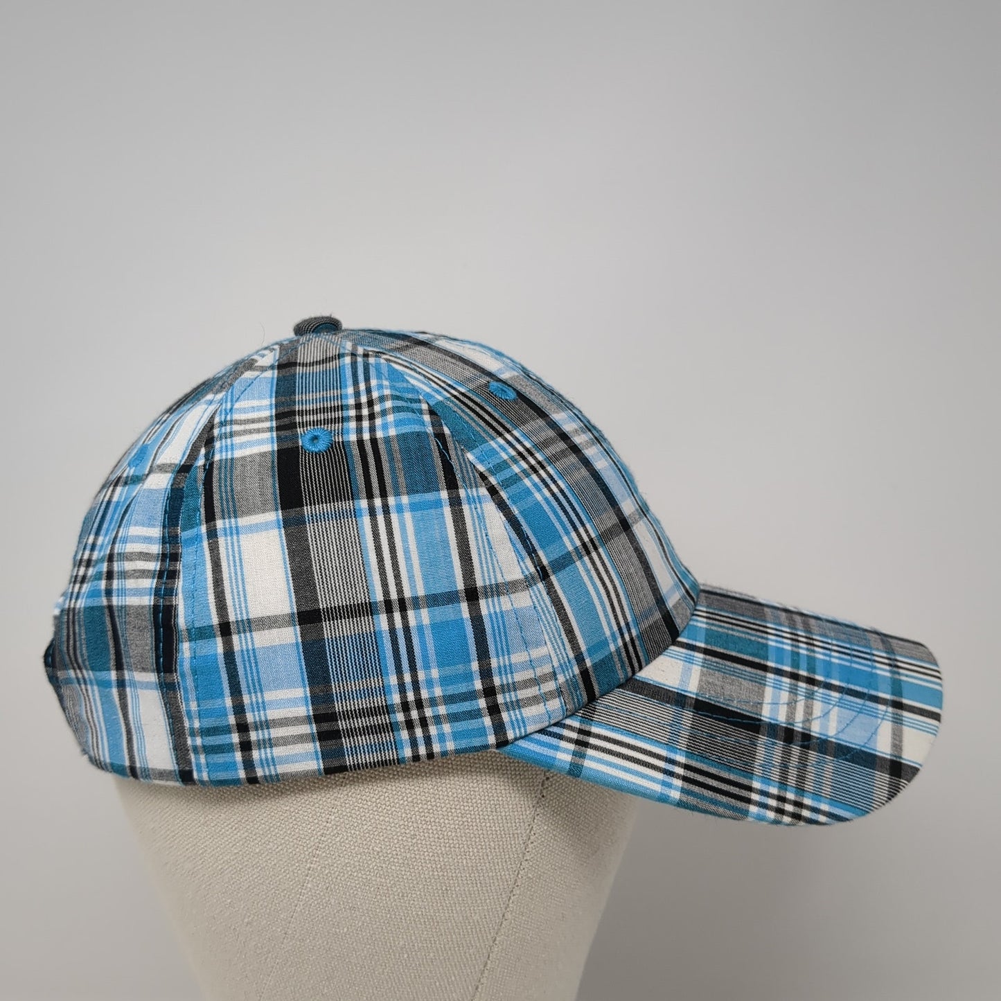 Twister Strapback Hat Multicolor One Size Adjustable Embroidered Plaid