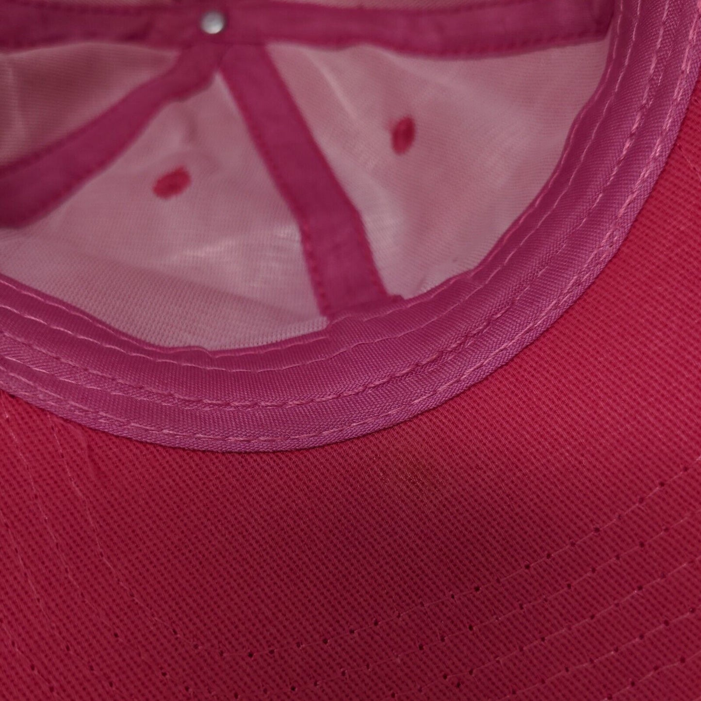 Chill Vibes Slideback Hat Pink One Size Adjustable Outdoor 6 Panel