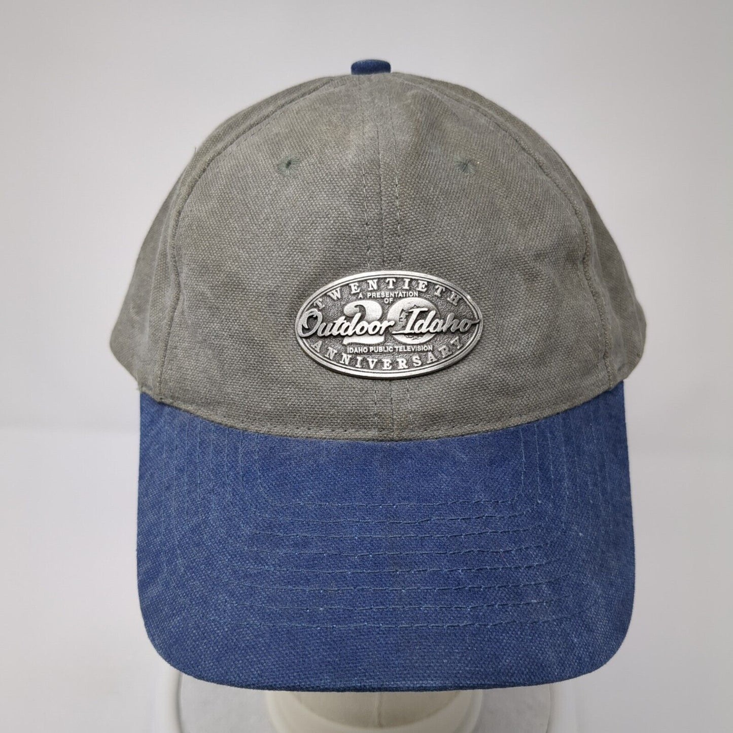 Outdoor Idaho Twentieth Anniversary Slideback Hat Gray OS Adjustable Fersten