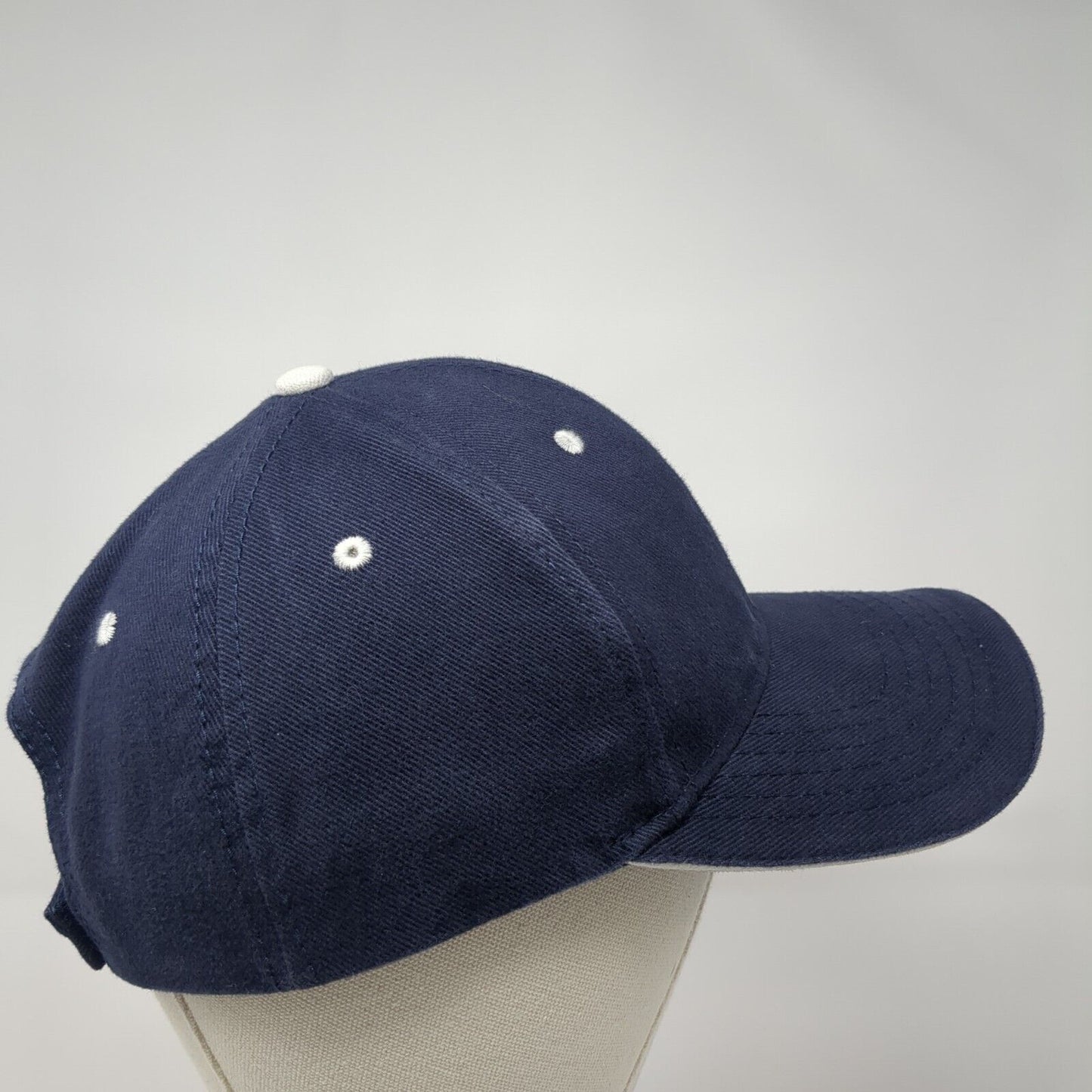 Andersen Hitches Strapback Hat Blue One Size Adjustable Embroidered Otto Cotton