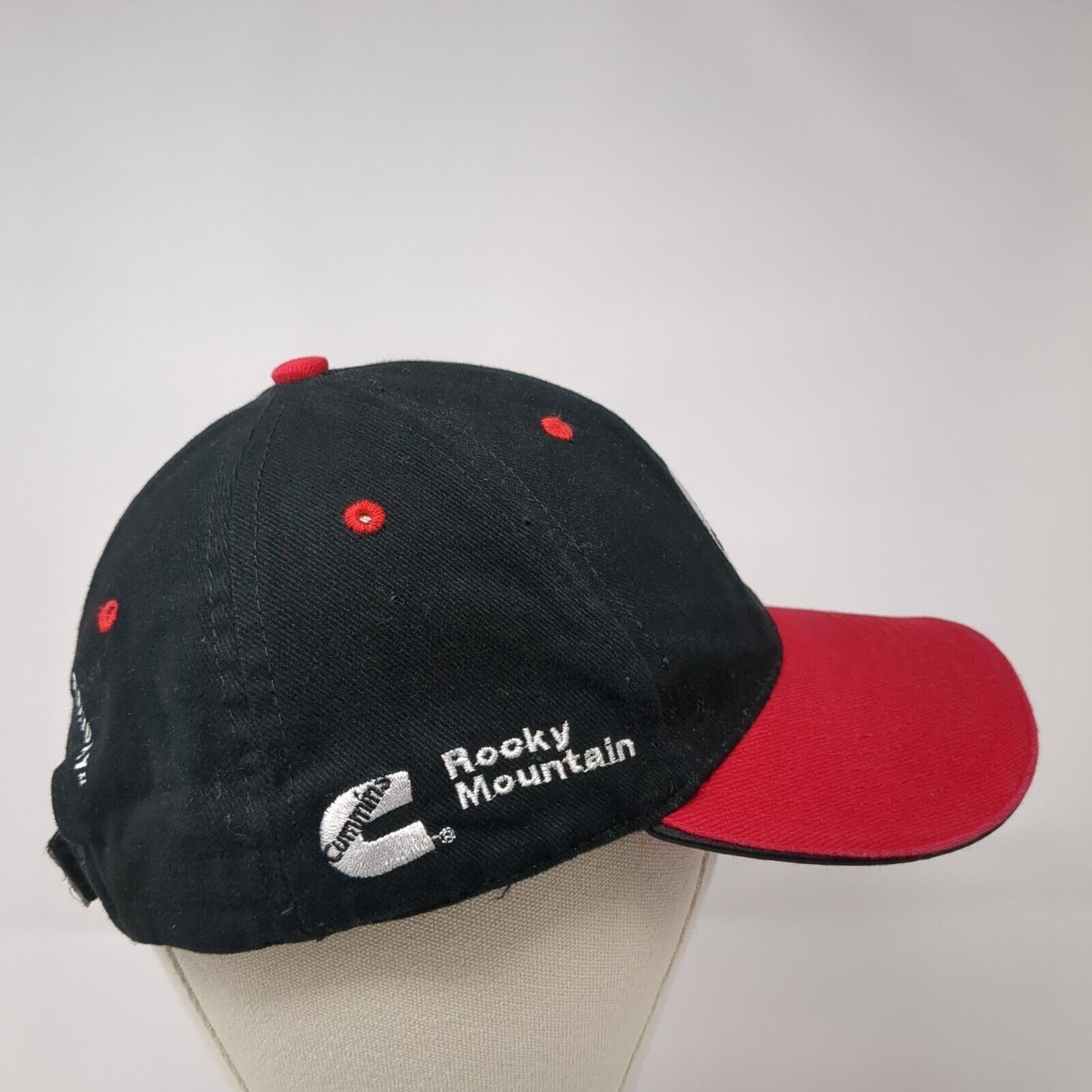Cummins Rocky Mountain Strapback Hat Black One Size Adjustable 6 Panel