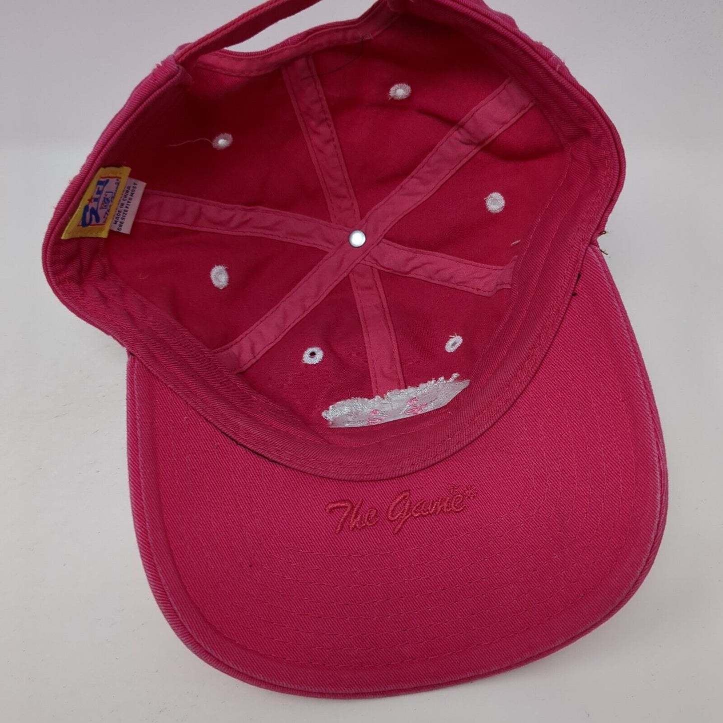 Lake Bracken Country Club Slideback Hat Pink OS Adjustable Girl by The Game