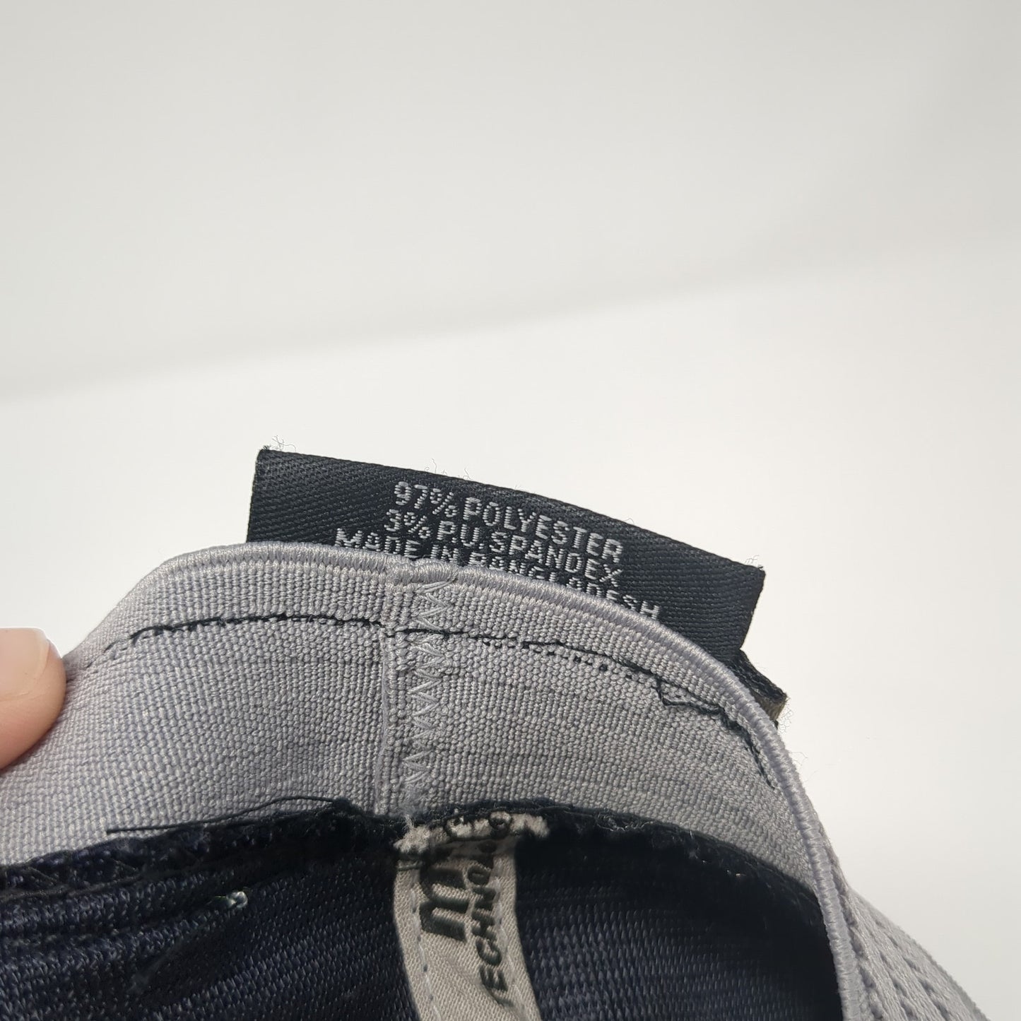 44 Fitted Baseball Cap Blue Size 8 Lightweight Embroidered Pacific Headwear