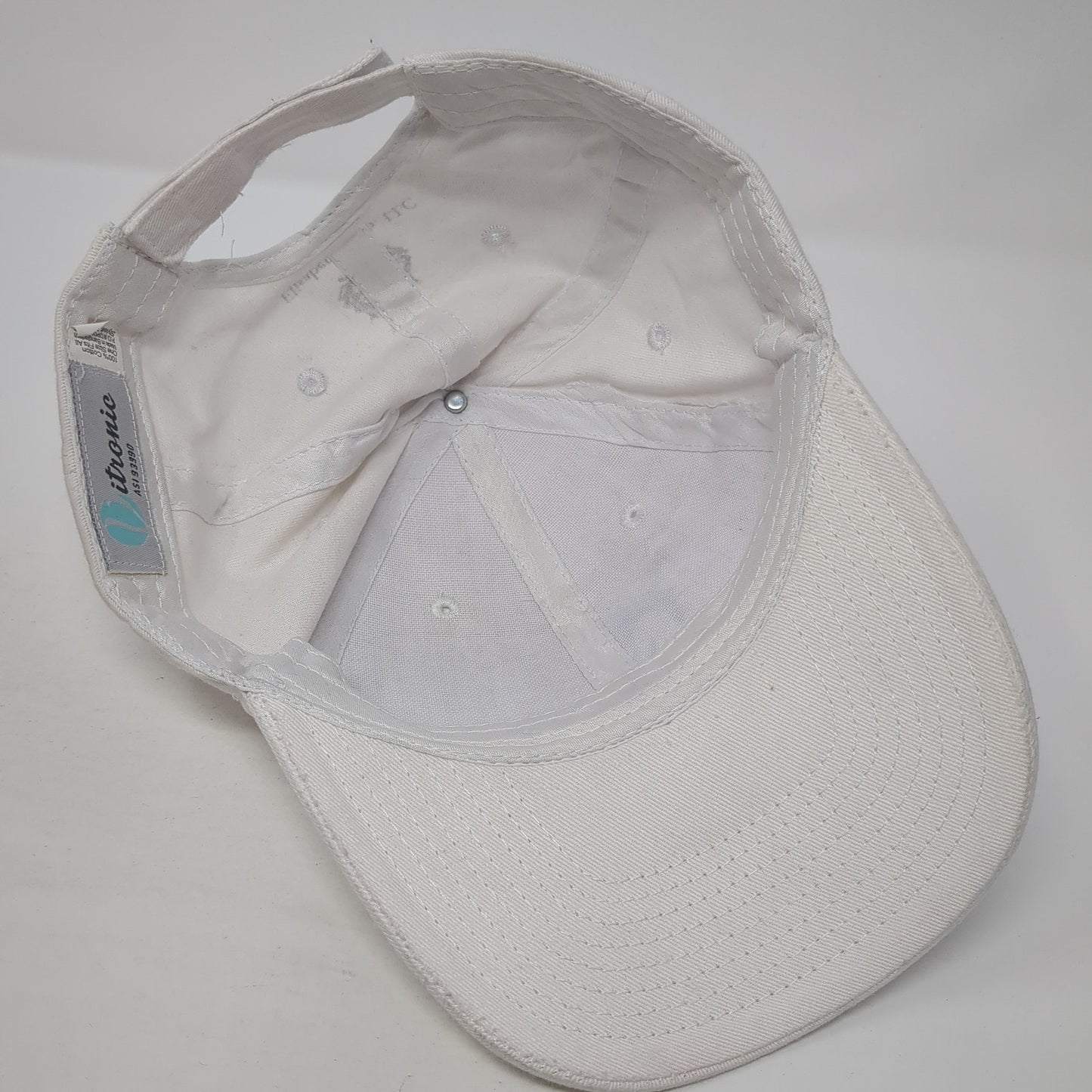 American Saddlebred Strapback Hat White One Size Elisabeth Goth LLC