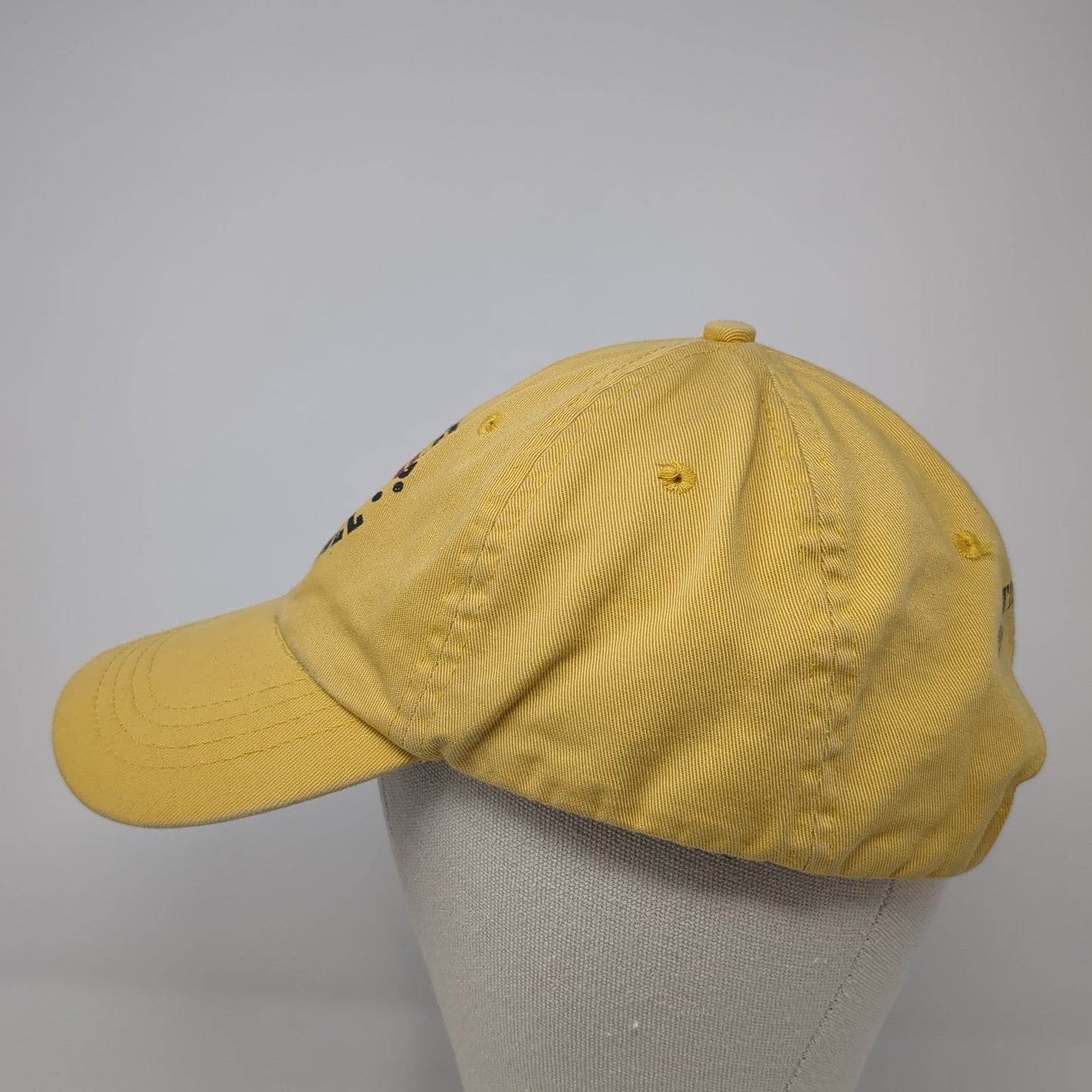 Fudpucker Volleyball Slideback Hat Yellow One Size Adjustable KC Caps