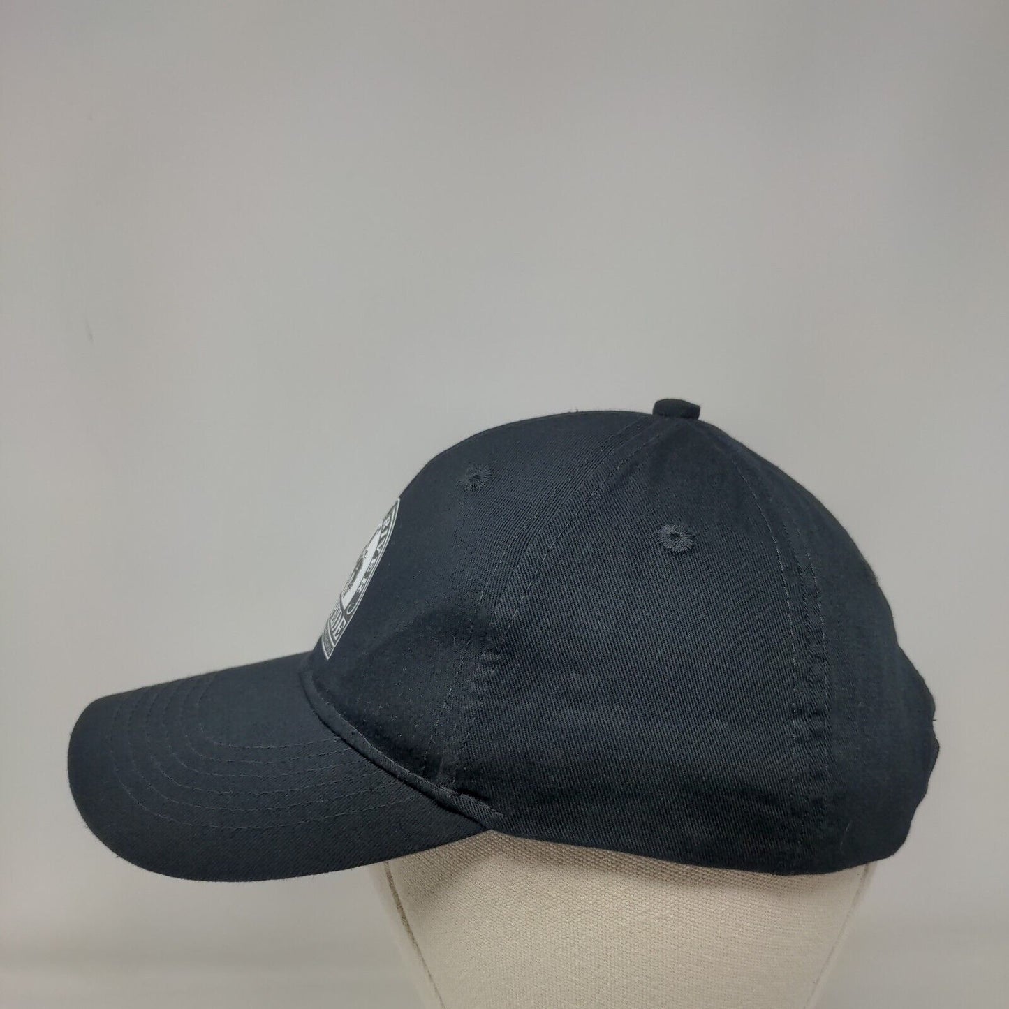 Snake River Stampede Youth Strapback Hat Black OS Adjustable Port & Company