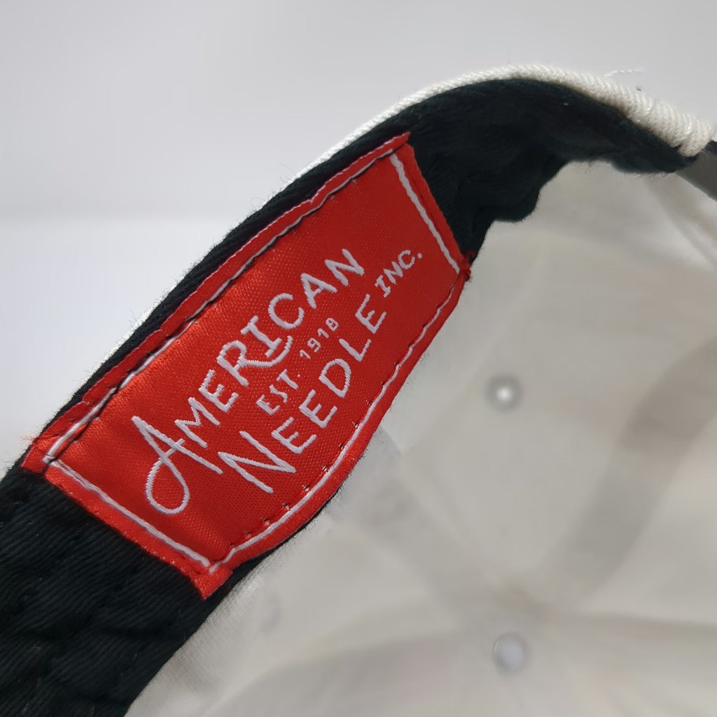 American Needle 5 Panel White Black Hat One Size Diet Coke Patch Rope Snapback