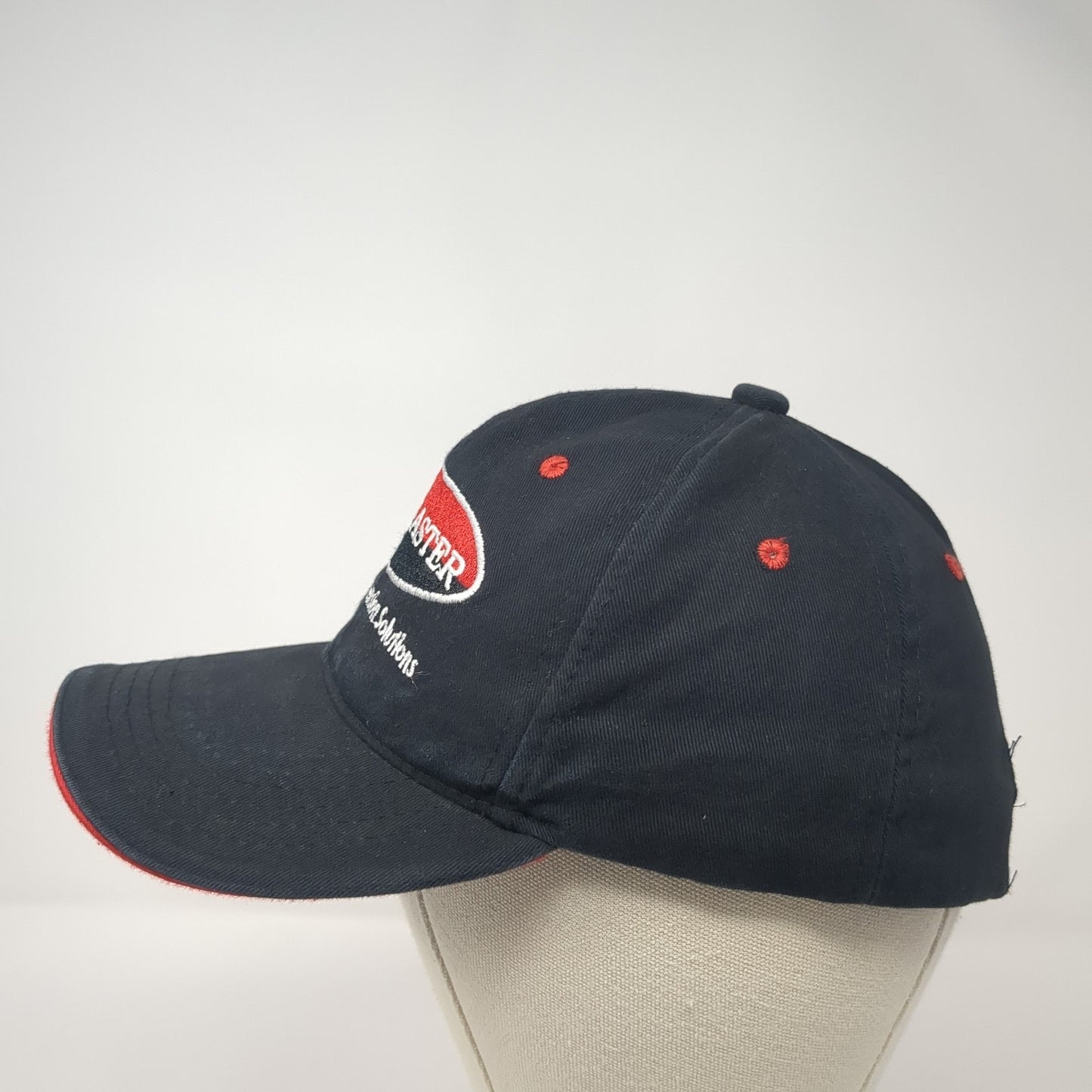 Roadmaster Strapback Hat Black One Size Adjustable Embroidered 6 Panel