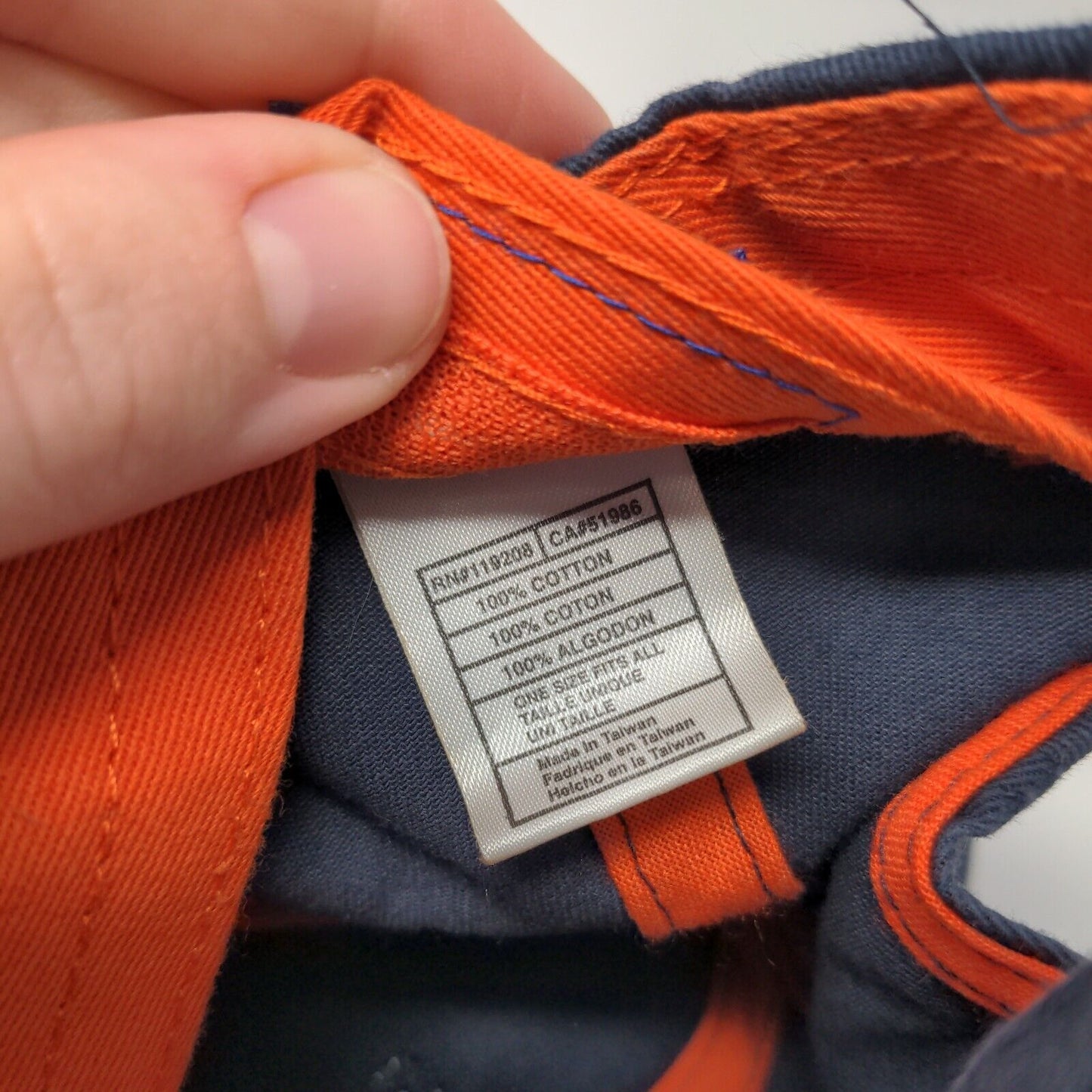 Chicago Bears Slideback Hat Blue OSFA Embroidered Reebok NFL 6 Panel