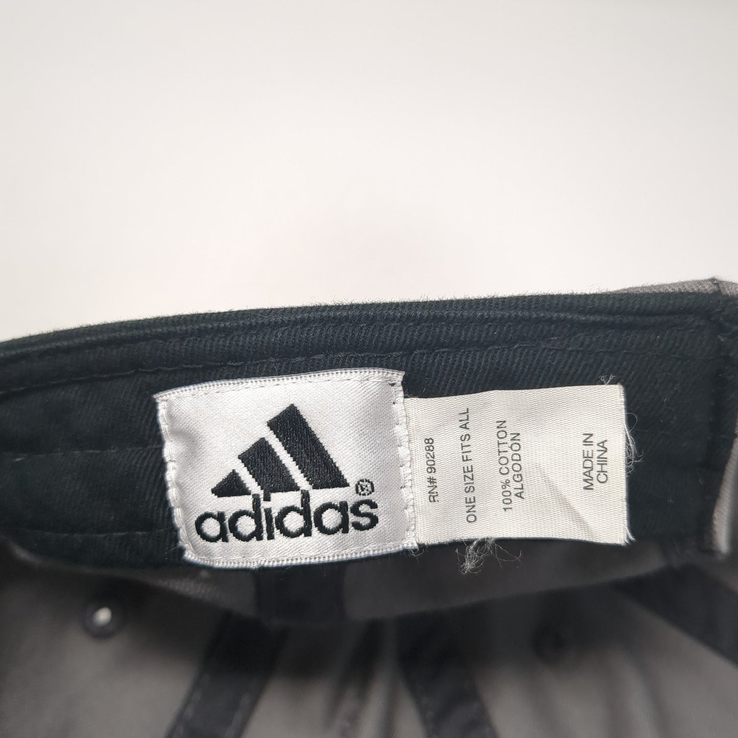 Adidas Slideback Hat Gray One Size Embroidered Logo 3 Stripes Outdoor