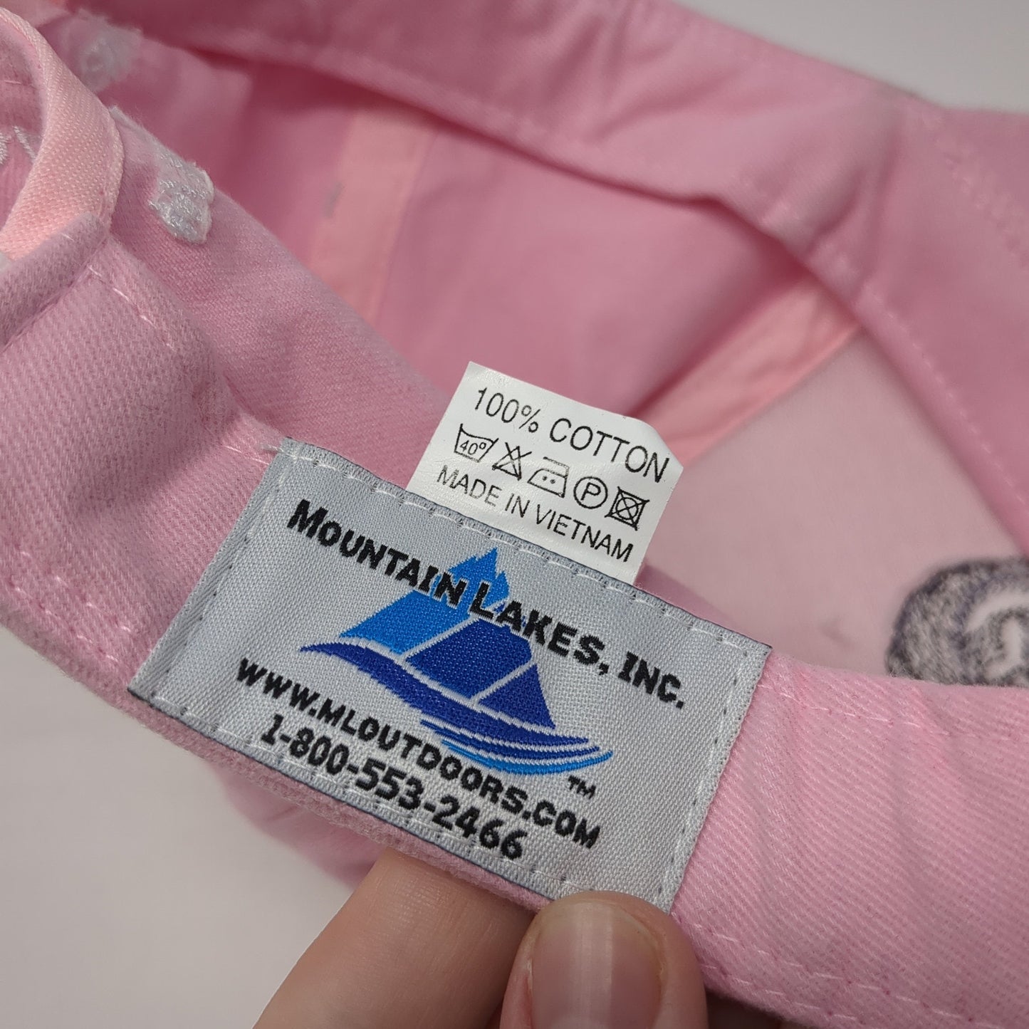Tactical Systems Strapback Hat Pink One Size Adjustable Embroidered