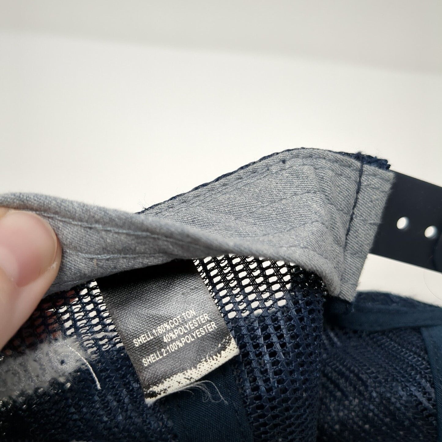 Know-Risk Crop Marketing Snapback Trucker Hat Gray OS Adjustable Mesh Richardson