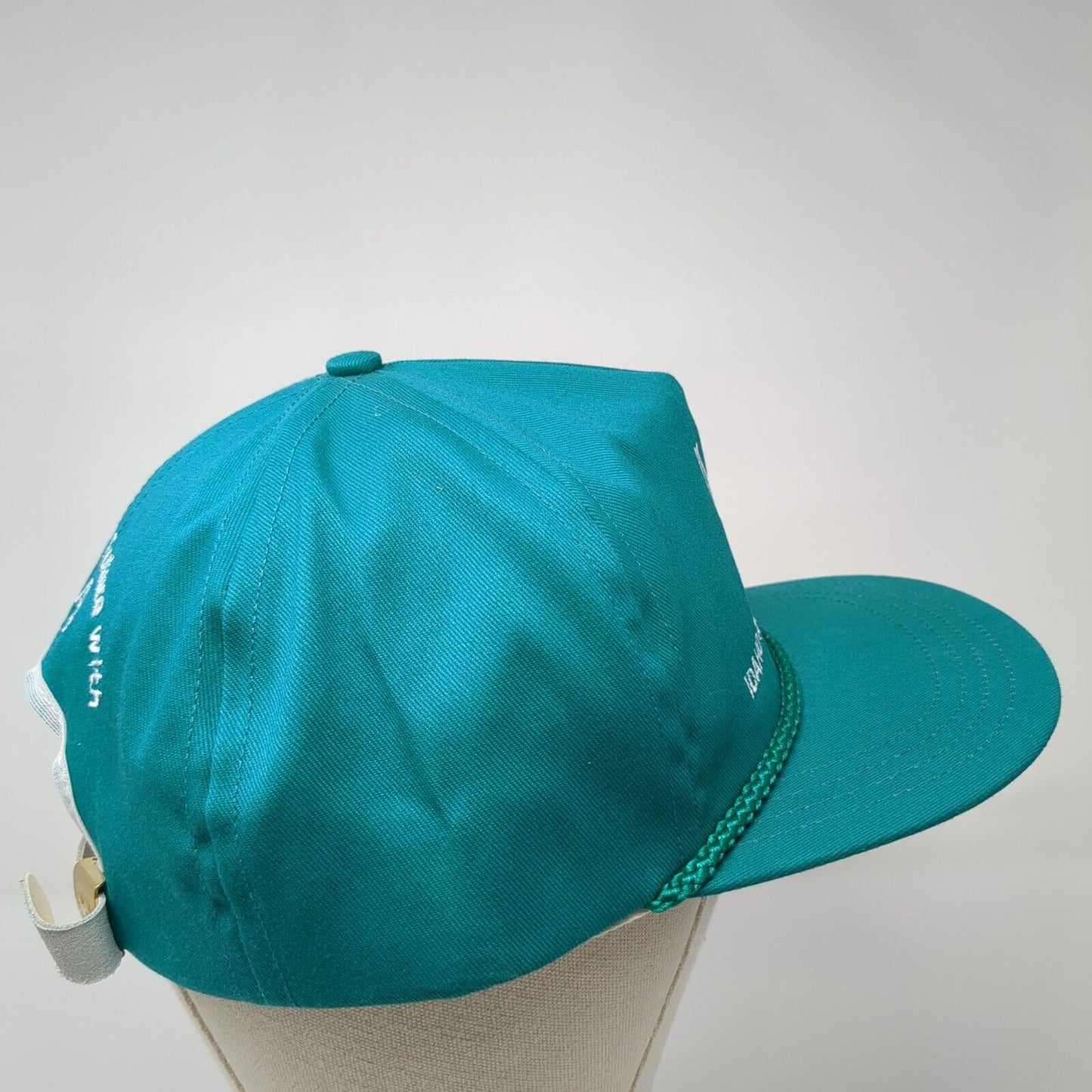 Idaho Is ABS Country Slideback Hat Green One Size Adjustable Embroidered Rope