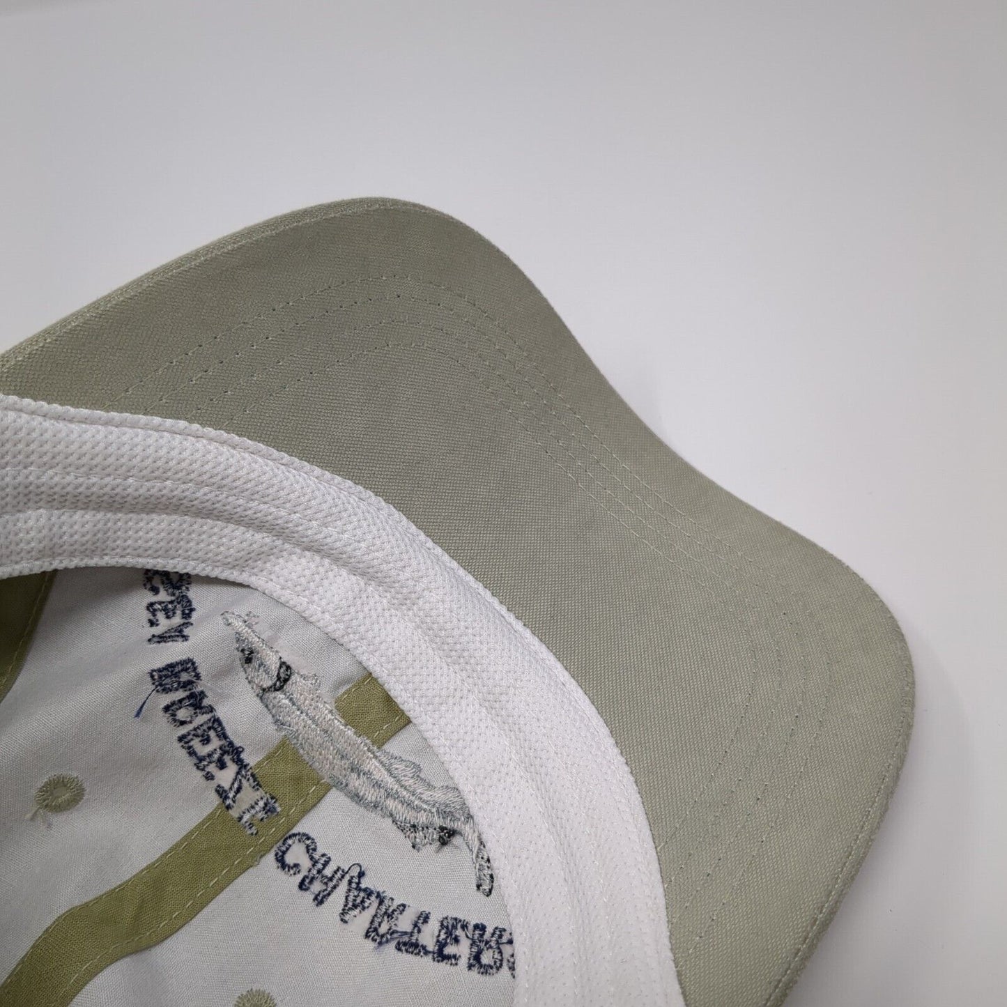 Sea Breeze Charters Ilwaco WA Slideback Hat Green One Size 6 Panel