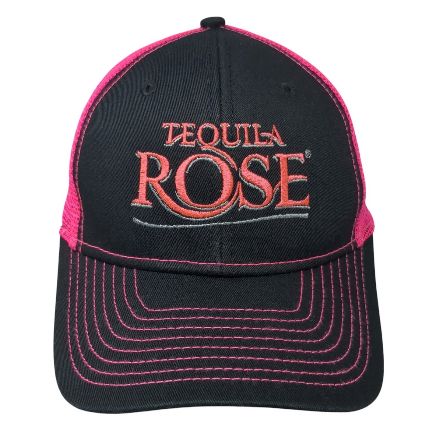 Tequila Rose Strapback Trucker Hat Multicolor One Size Adjustable Mesh Back