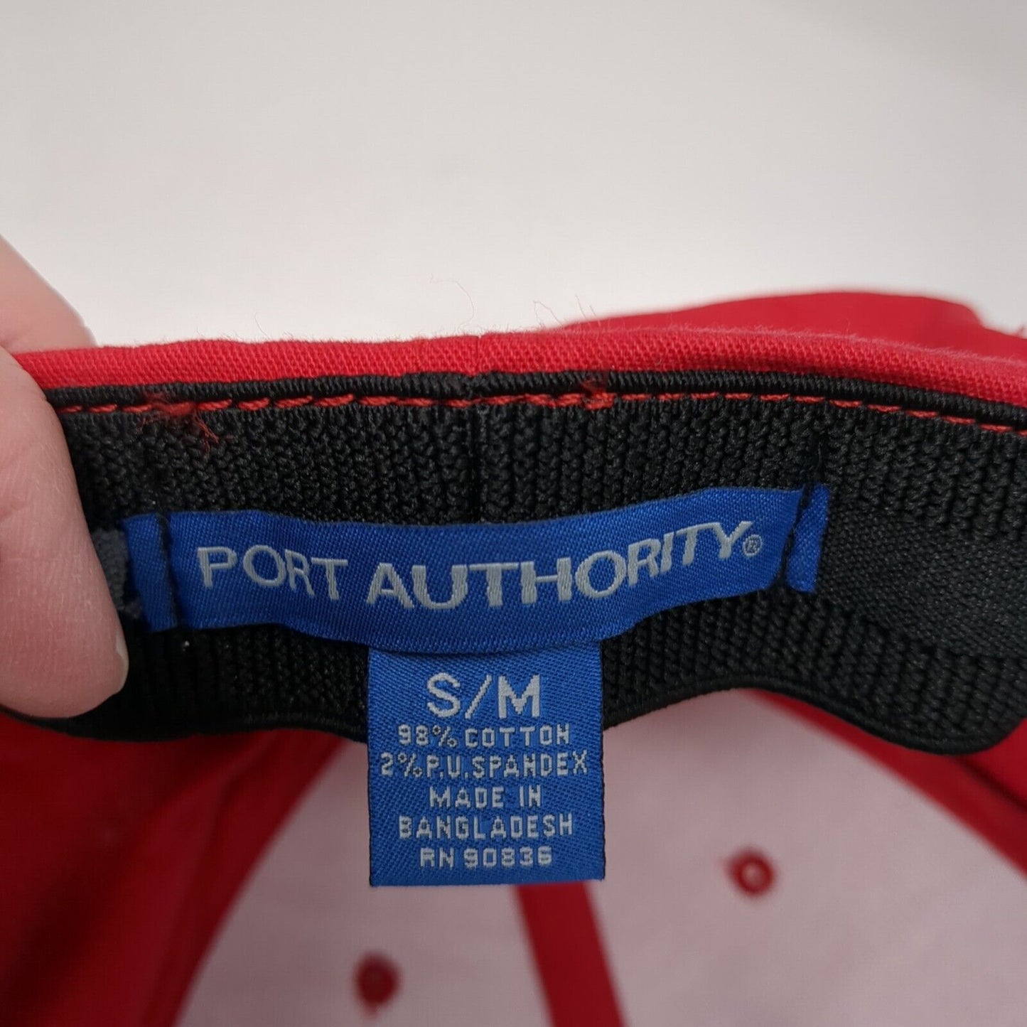 IGT Idaho Grading & Trucking Fitted Hat Red S/M Flexfit 6 Panel Port Authority