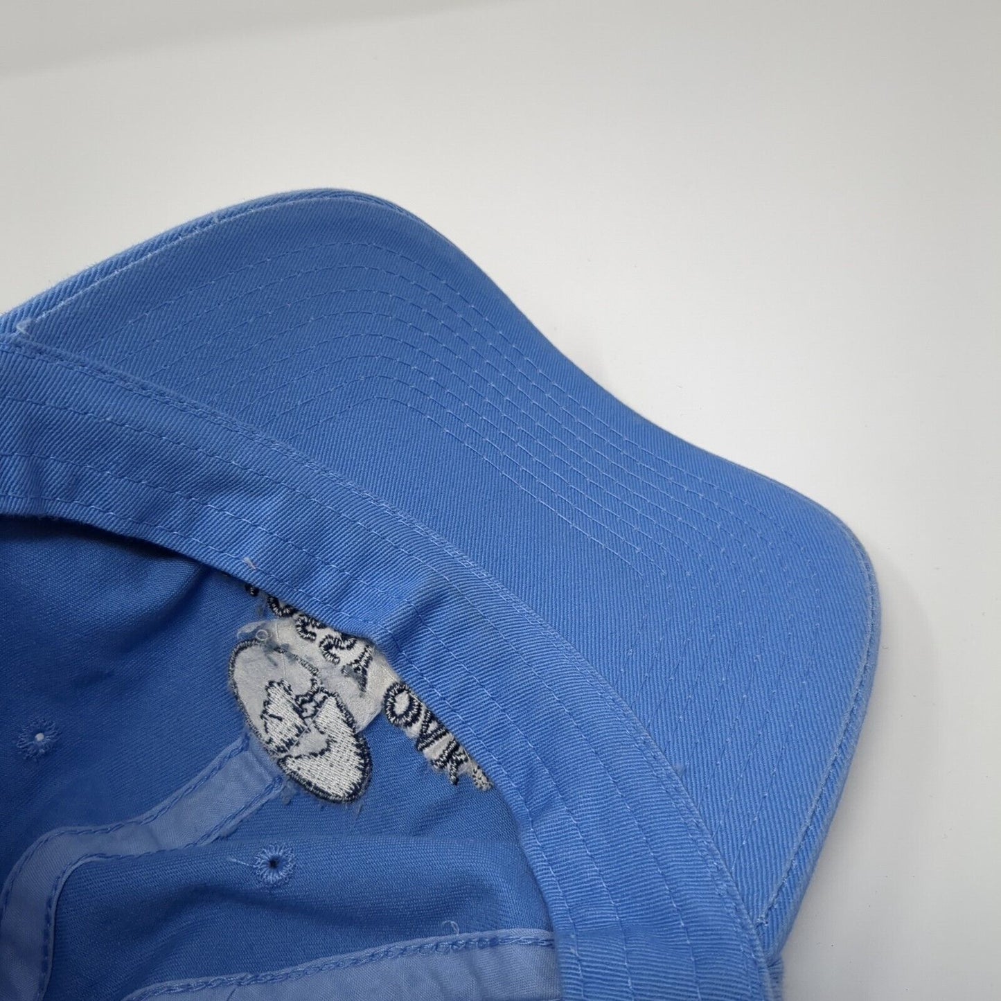 Mossy Oak Slideback Hat Blue One Size Adjustable Embroidered