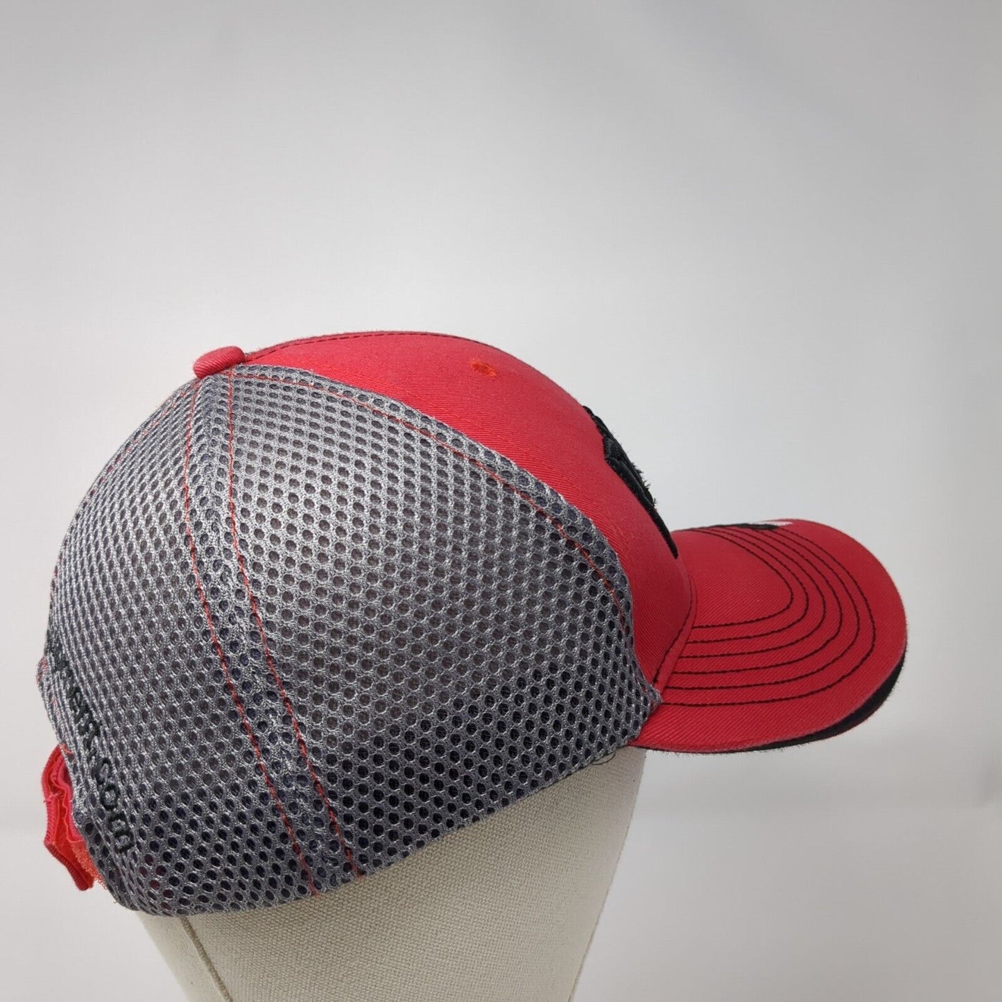 Pioneer Equipment Co Case III Agriculture Strapback Trucker Hat Red OS Mesh Back