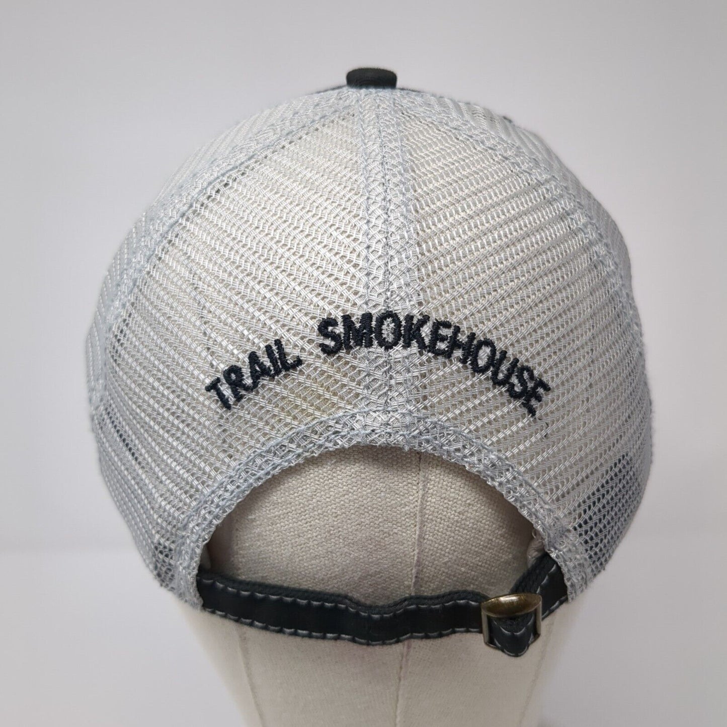 Whiskey Girl Trail Smokehouse Slideback Trucker Hat Black OS Mesh Distressed