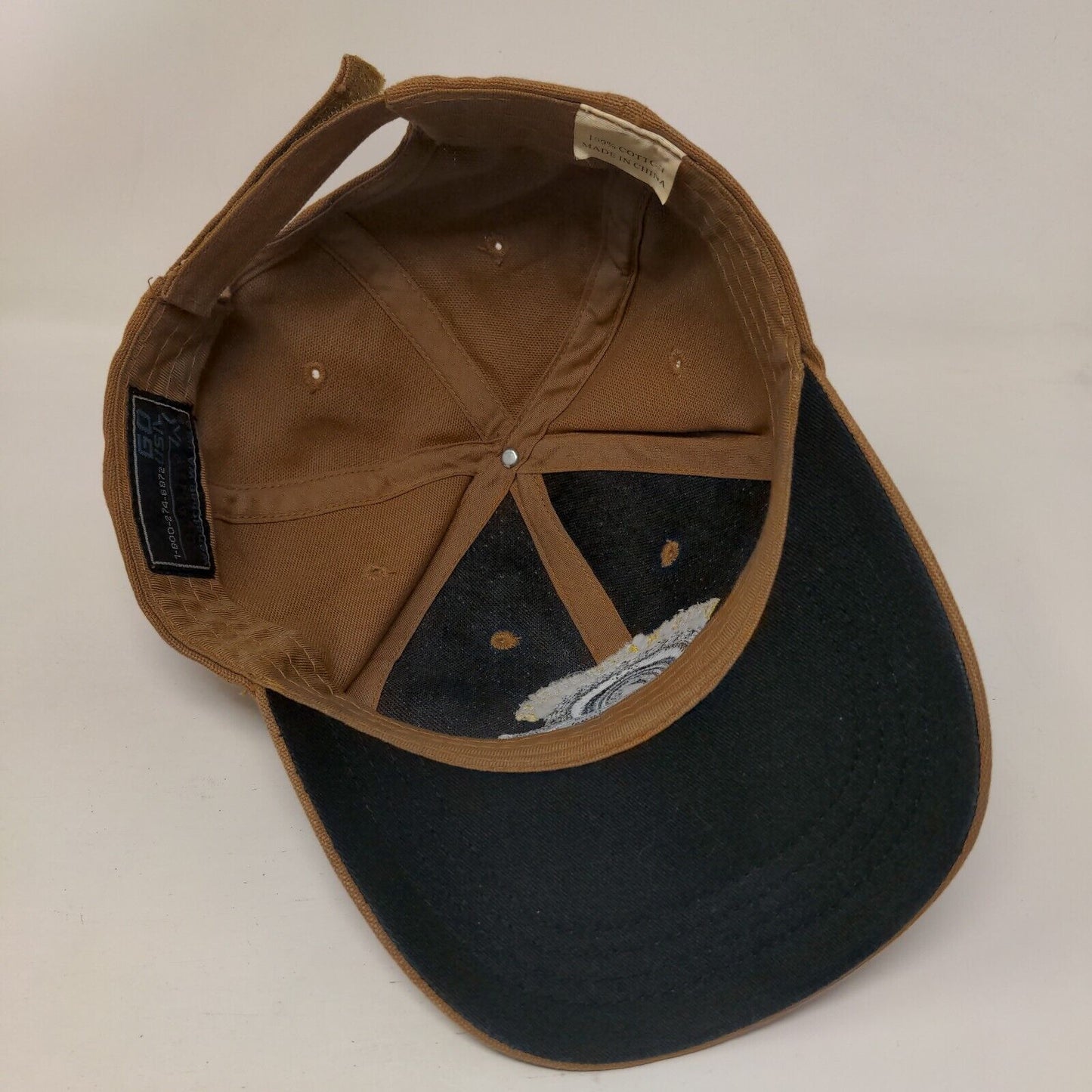 Pride in Agriculture Les Schwab Since 1952 Strapback Hat Brown One Size Cotton