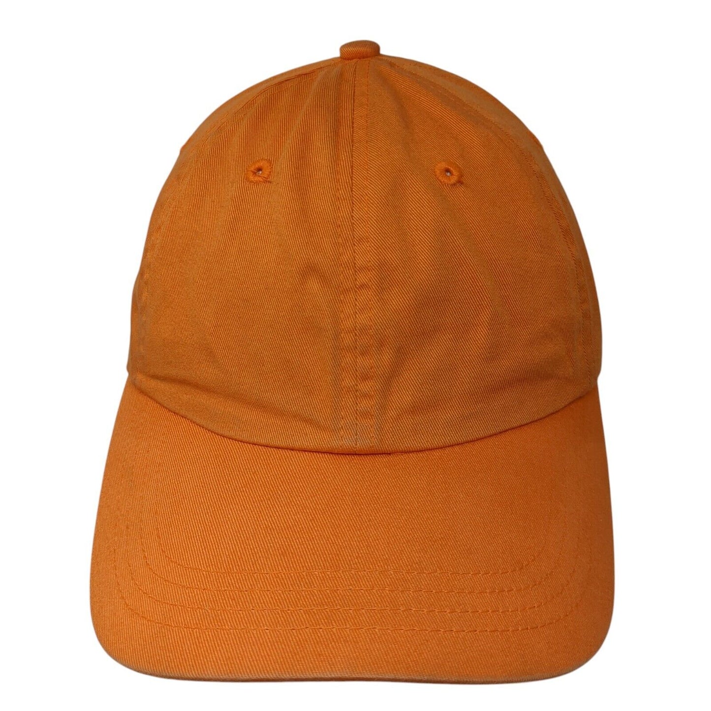Unbranded Slideback Hat Orange One Size Adjustable Blank Solid Outdoor