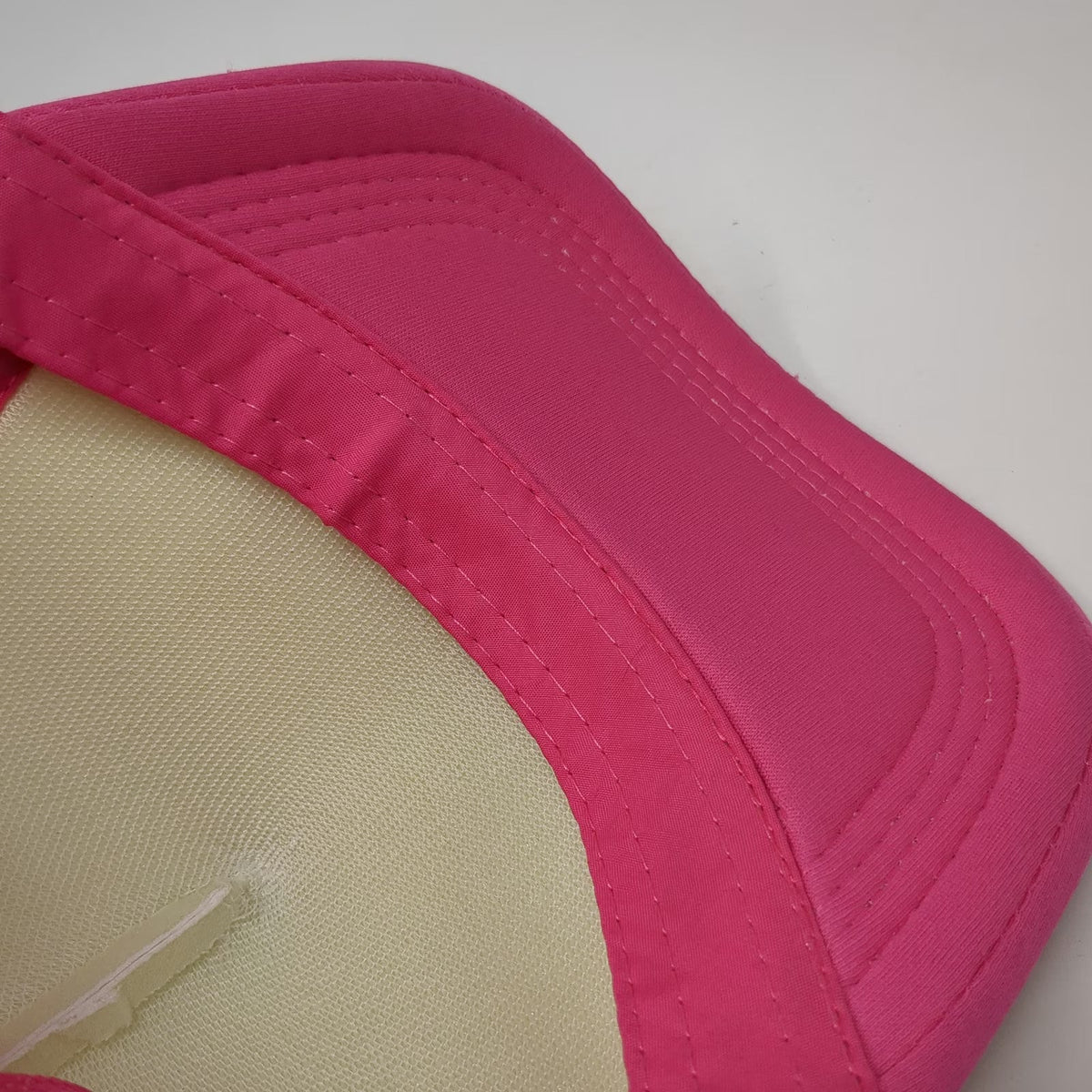 Trucker Hat Pink White One Size Phi Sig Sorority Heart Mesh Back Snapback Foam