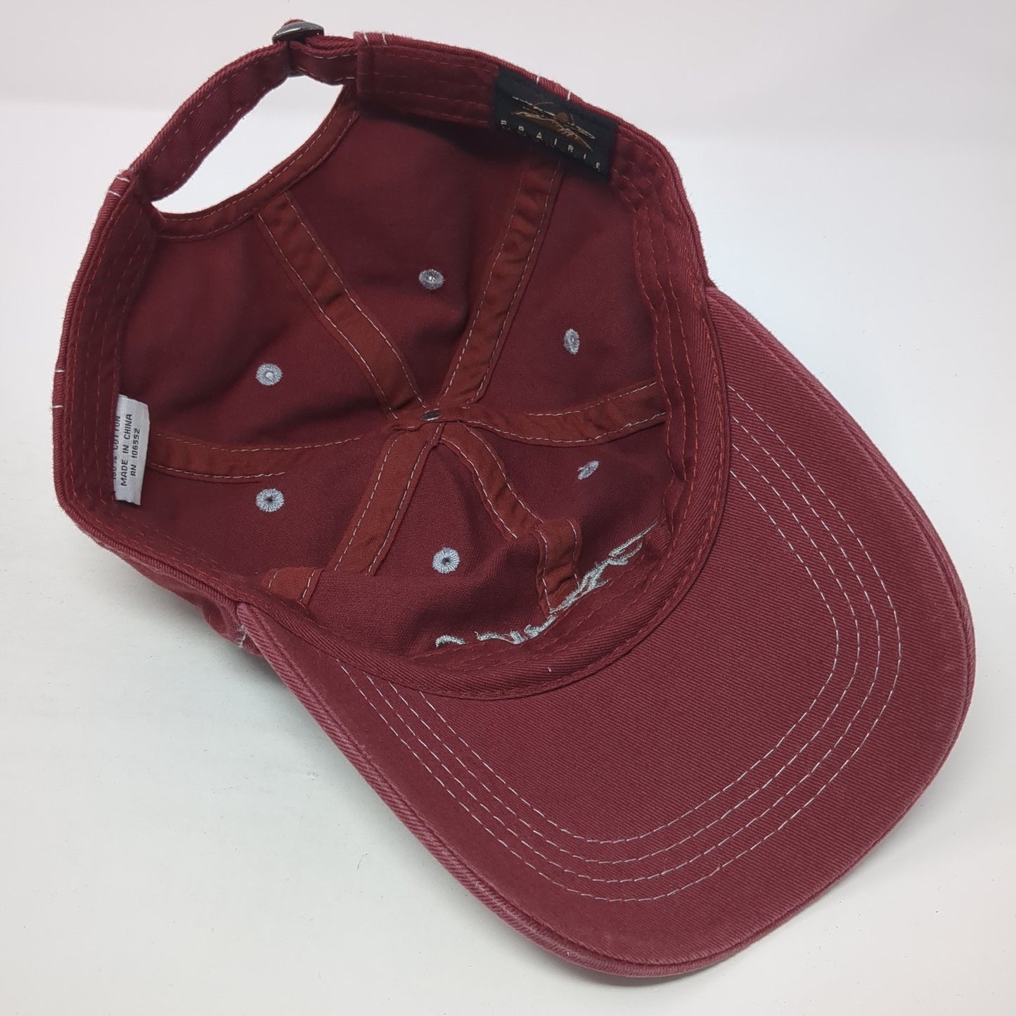Yosemite California Slideback Hat Red One Size Adjustable Prairie Mountain