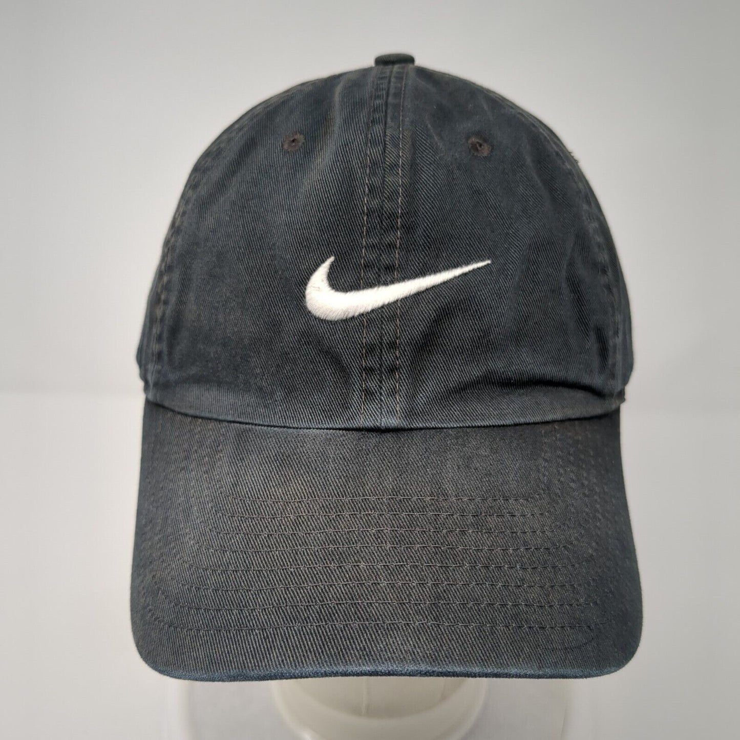 Nike Slideback Hat Black One Size Adjustable Embroidered Swoosh Heritage86