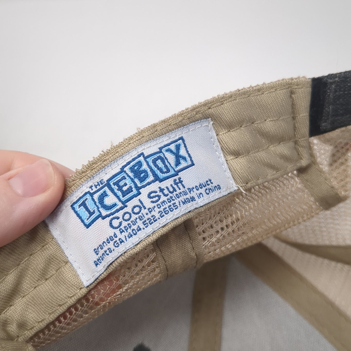 McAlister's DELI Strapback Trucker Hat Gray OS Adjustable Mesh Back The Ice Box