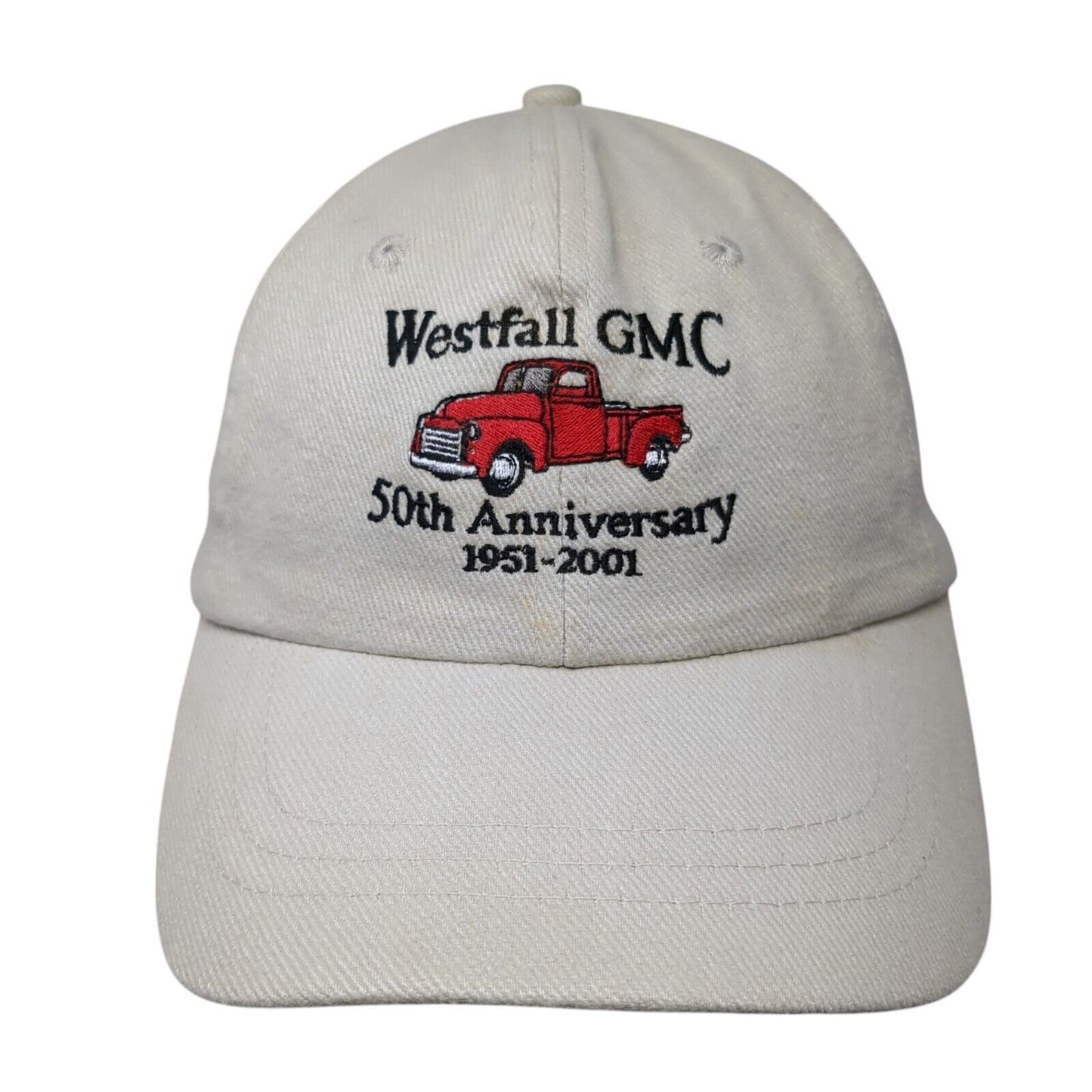Westfall GMC 50th Anniversary Slideback Hat Tan One Size Solid KC Caps