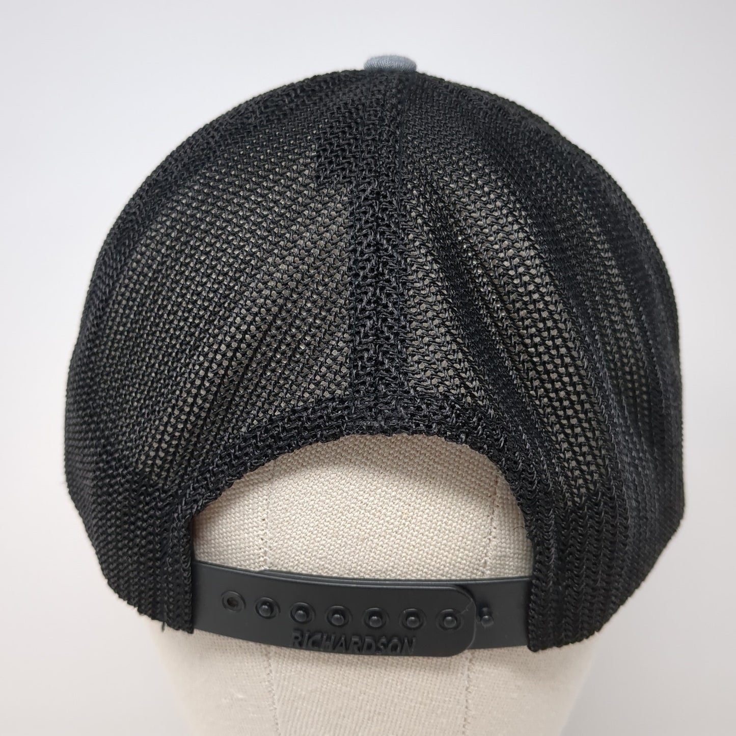 Beamworks Snapback Mesh Back Trucker Hat Gray One Size Adjustable