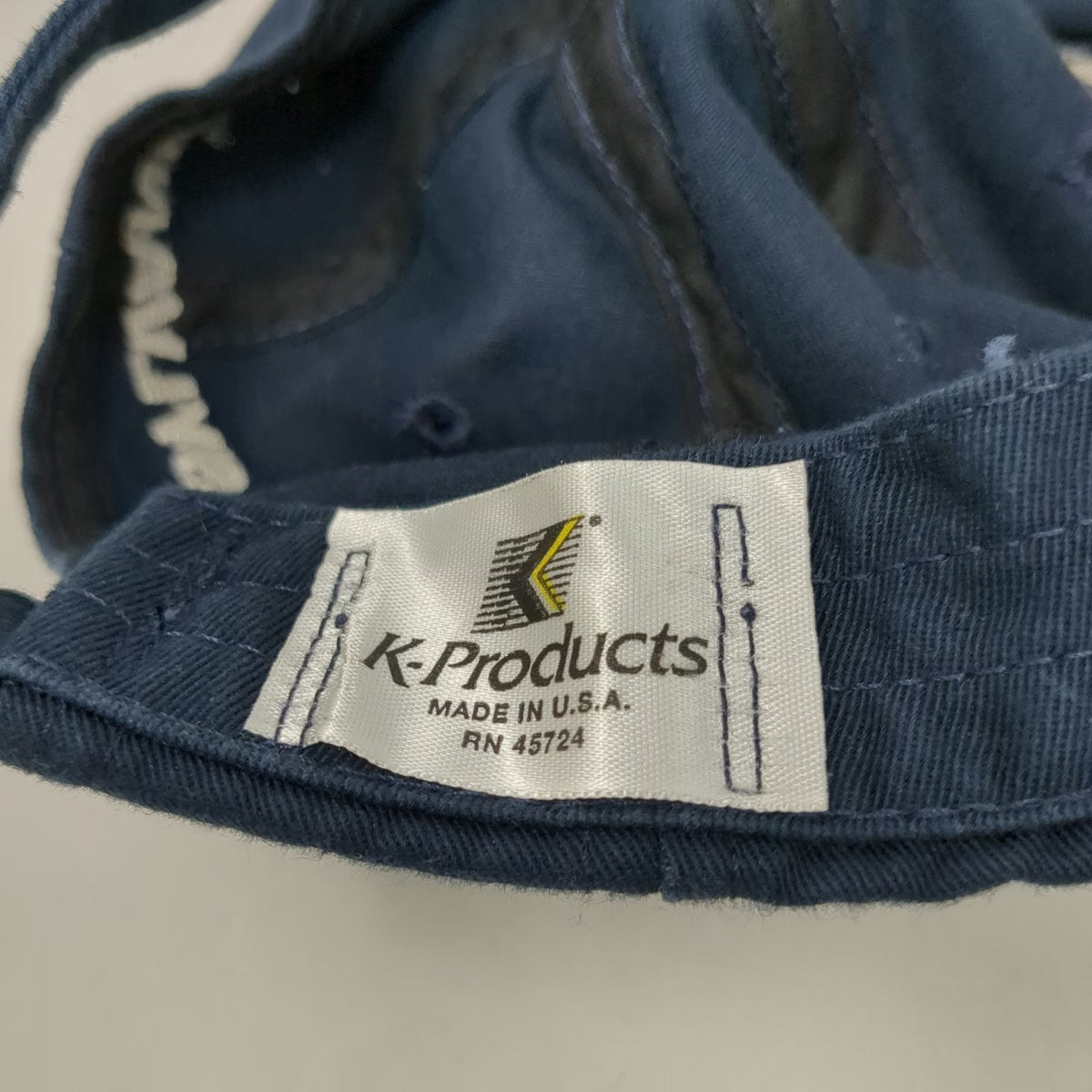 K-Products Baseball Cap Blue One Size BSE Sylvania Slideback Made in USA Hat