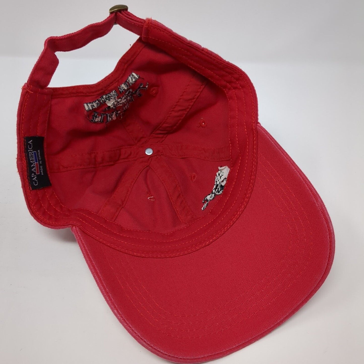 Fireball Cinnamon Whisky Slideback Hat Red One Size 6 Panel Cap America