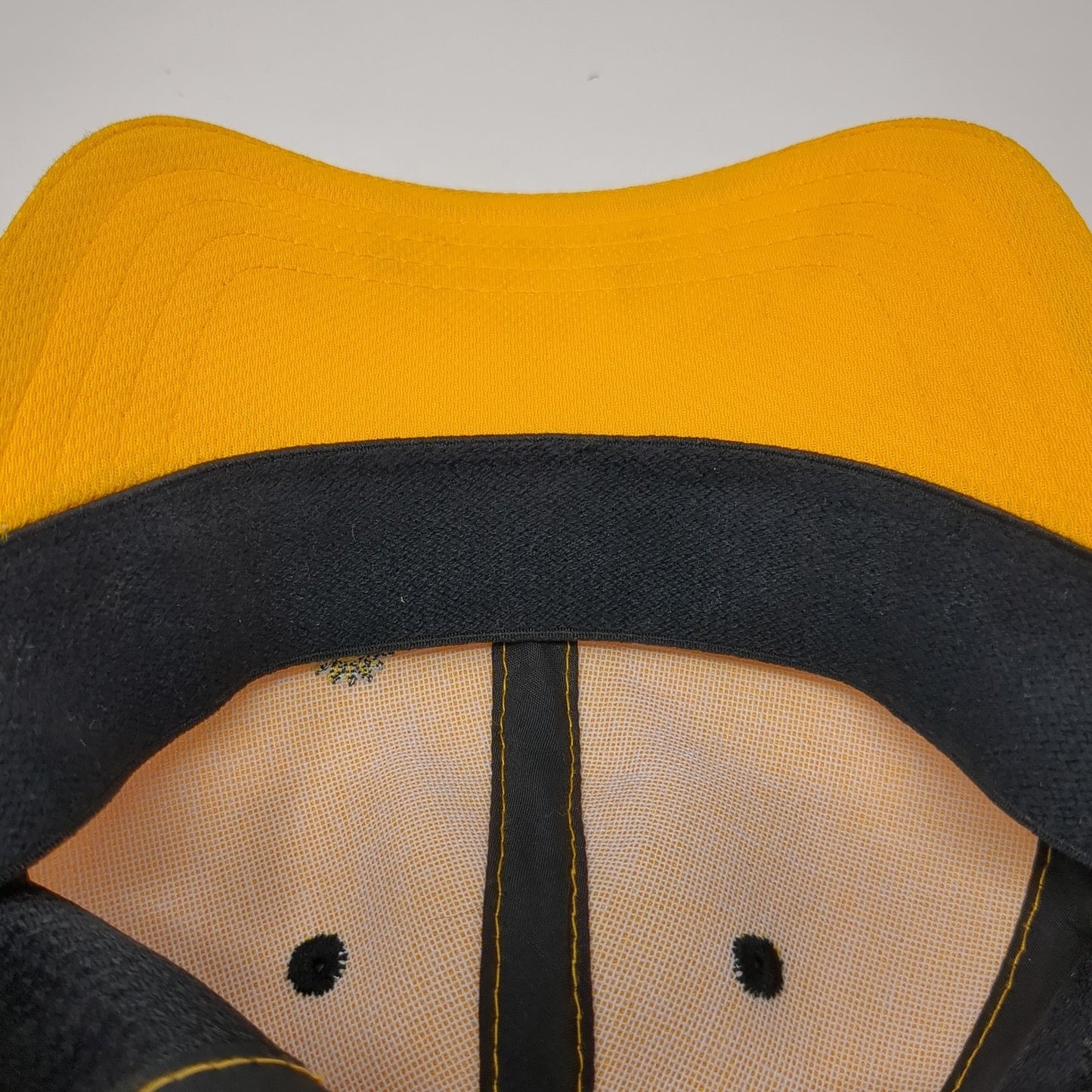 Sun Valley Fitted Baseball Cap Yellow One Size Embroidered American Dry Goods