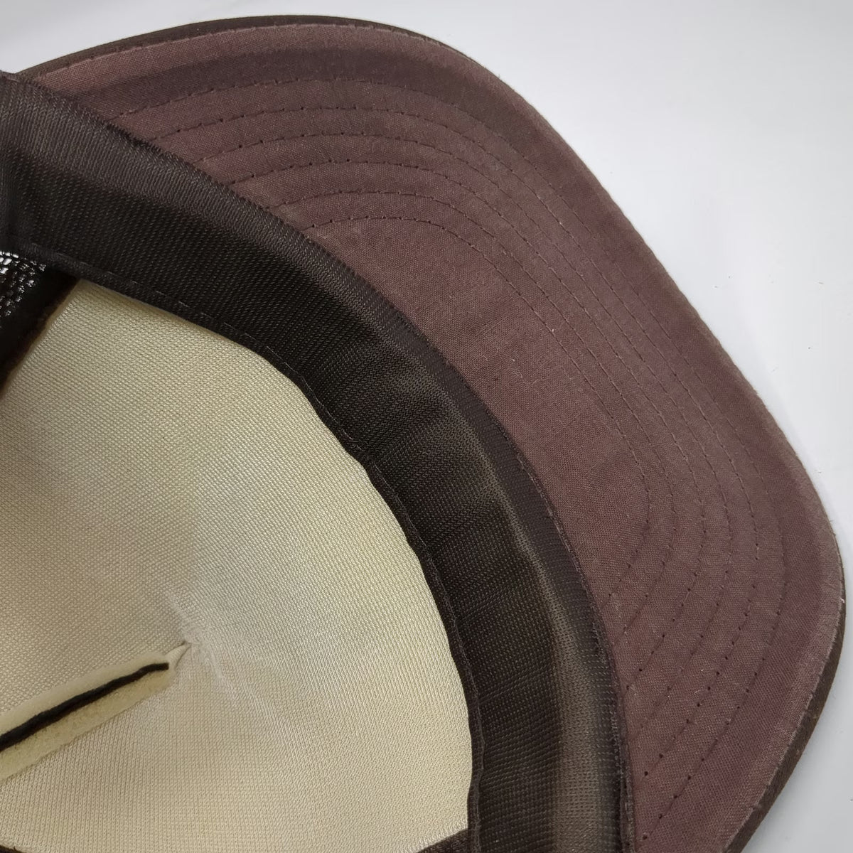 Wildlife Safari Brown Trucker Hat One Size Mesh Snapback Running Cheetah Patch