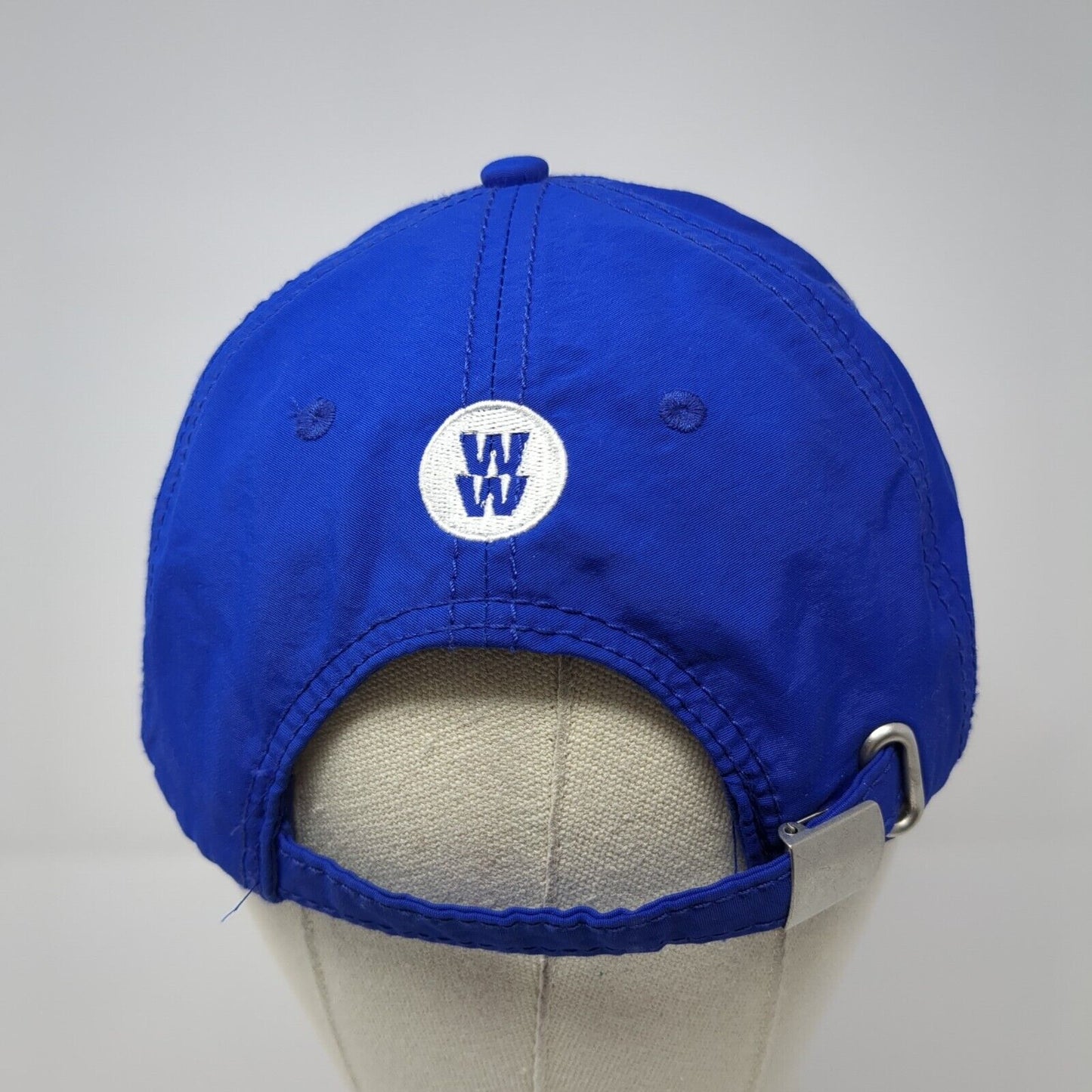 What's Your Why? Slideback Baseball Cap Blue OS Adjustable Embroidered Polyester