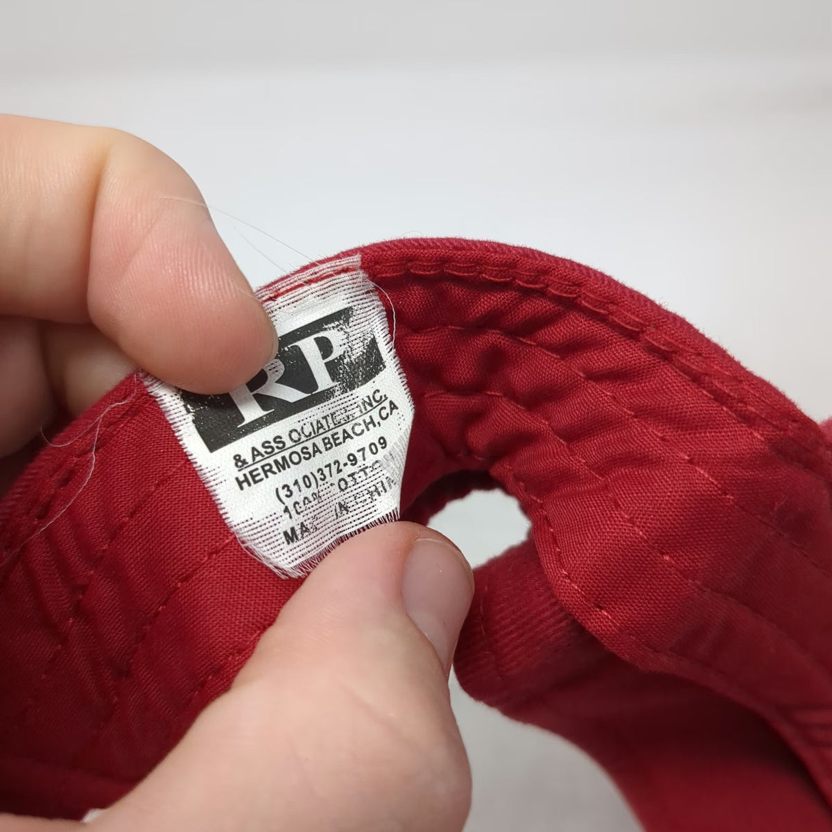 Los Angeles Angels MLB RP & Associates Visor Red One Size El Torito Strapback