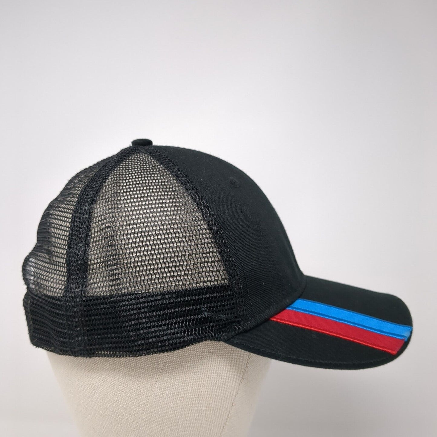 Valvoline Snapback Trucker Hat Black One Size Mesh Back Adjustable