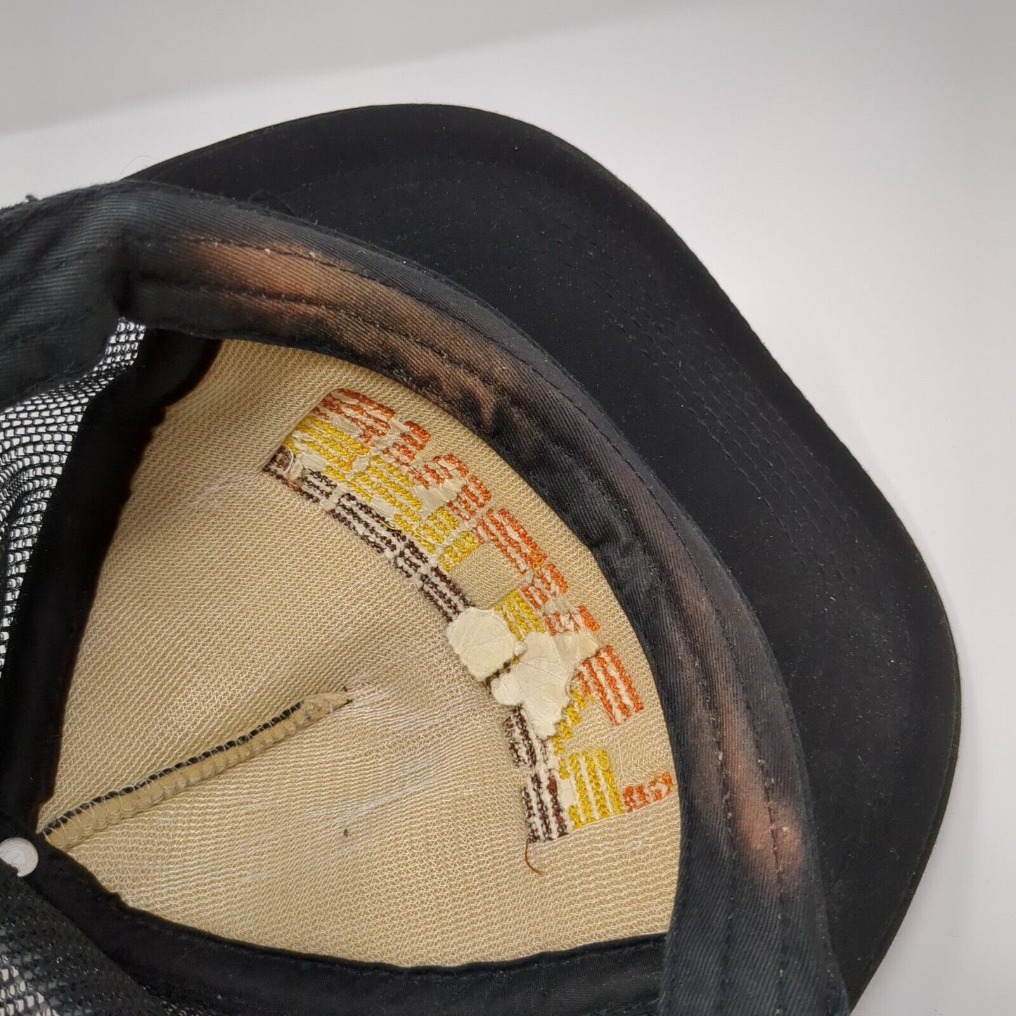 Brick 29 Snapback Trucker Hat Black OSFA Mesh Back Solid Embroidered