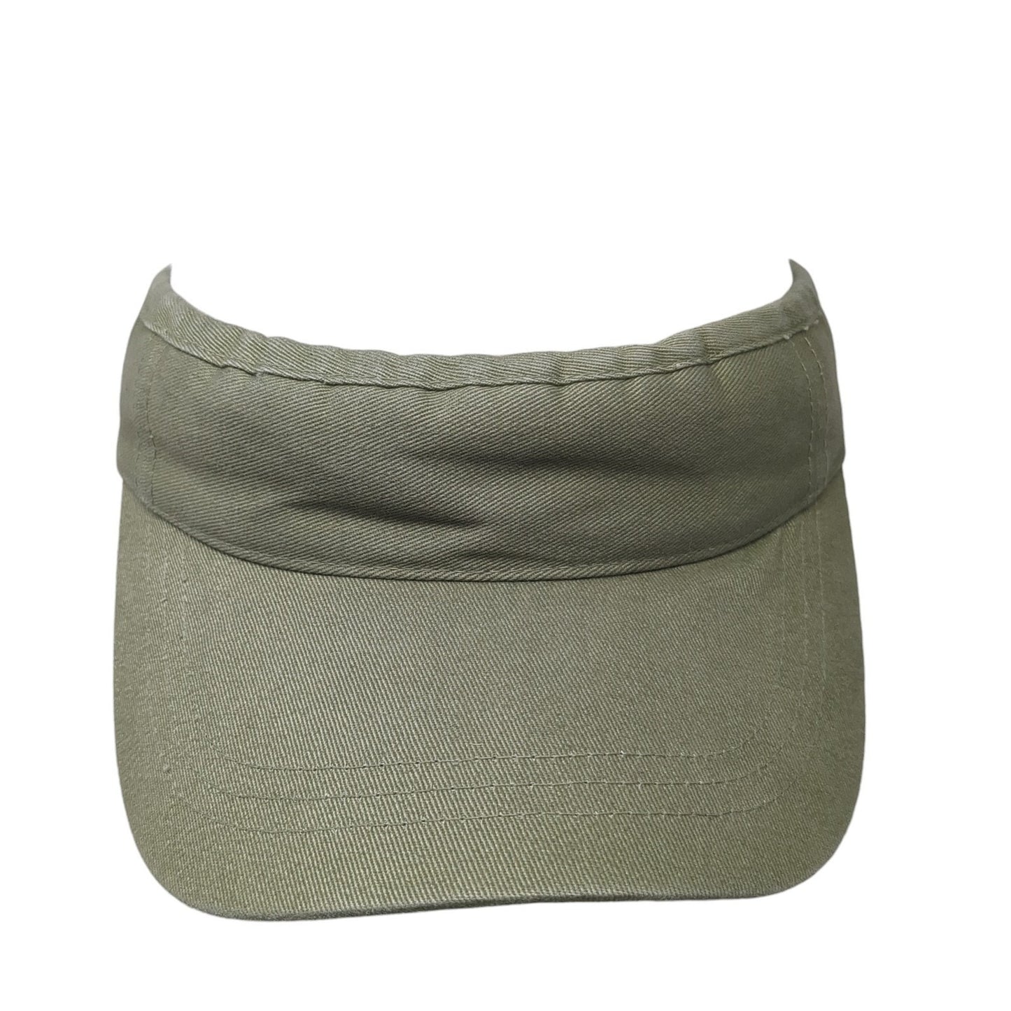Unbranded Strapback Hat Green One Size Adjustable Solid Blank Outdoor