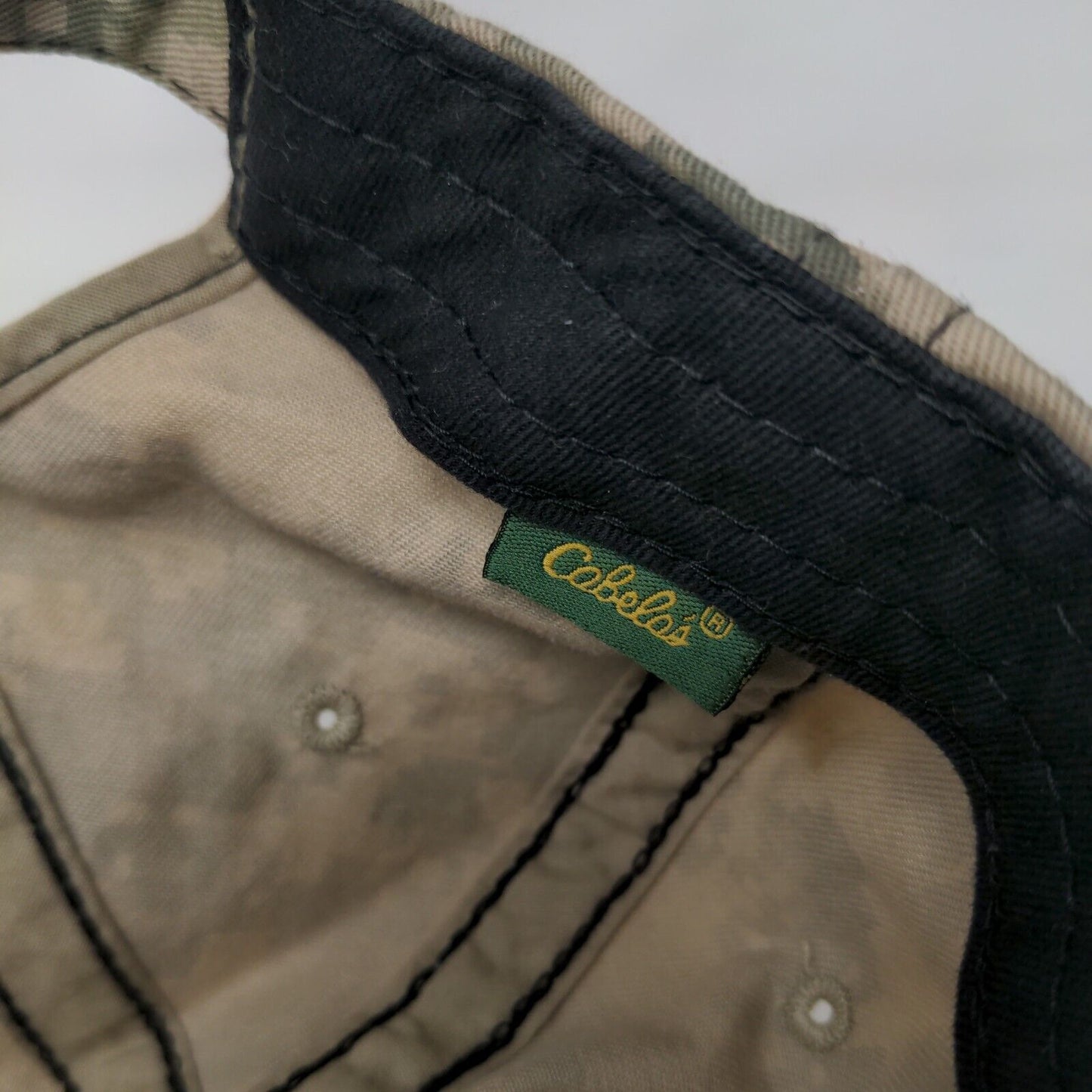 Cabela's Strapback Hat Camo Youth Embroidered Adjustable Outdoor
