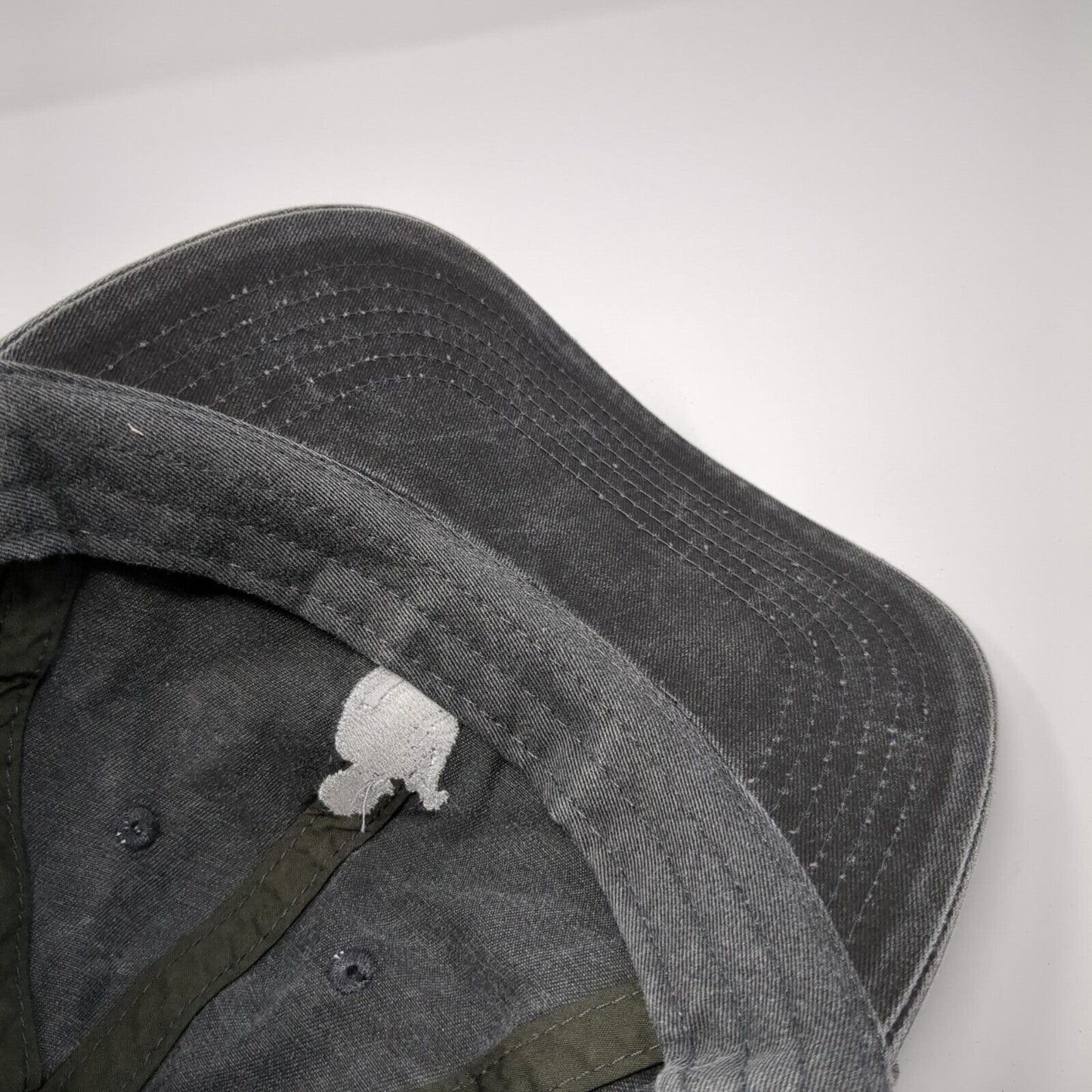 Port Authority Slideback Hat Gray One Size Woman Dumbbell Embroidered