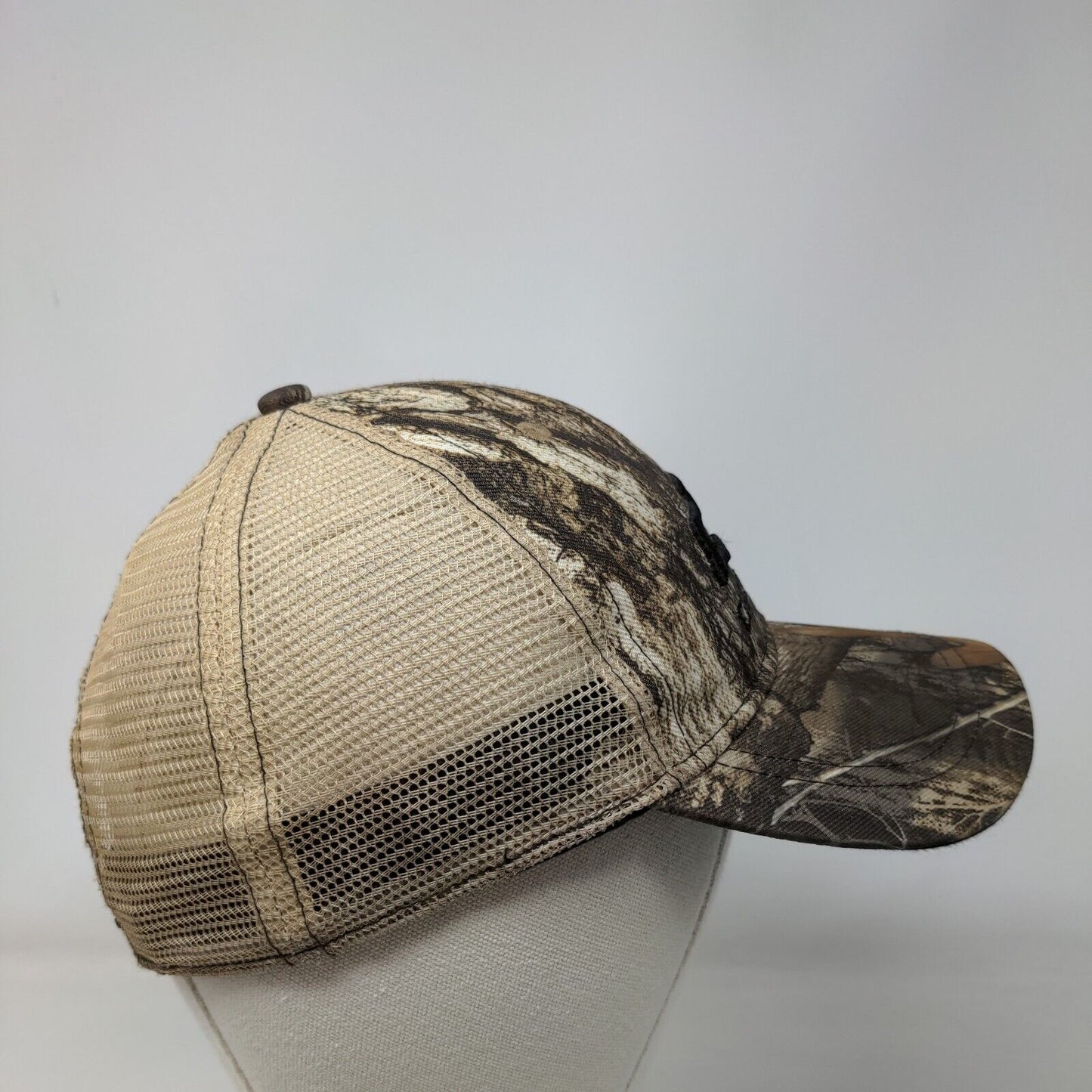 Chevrolet Snapback Trucker Hat Camouflage OSFM Embroidered Mesh Back Infinity